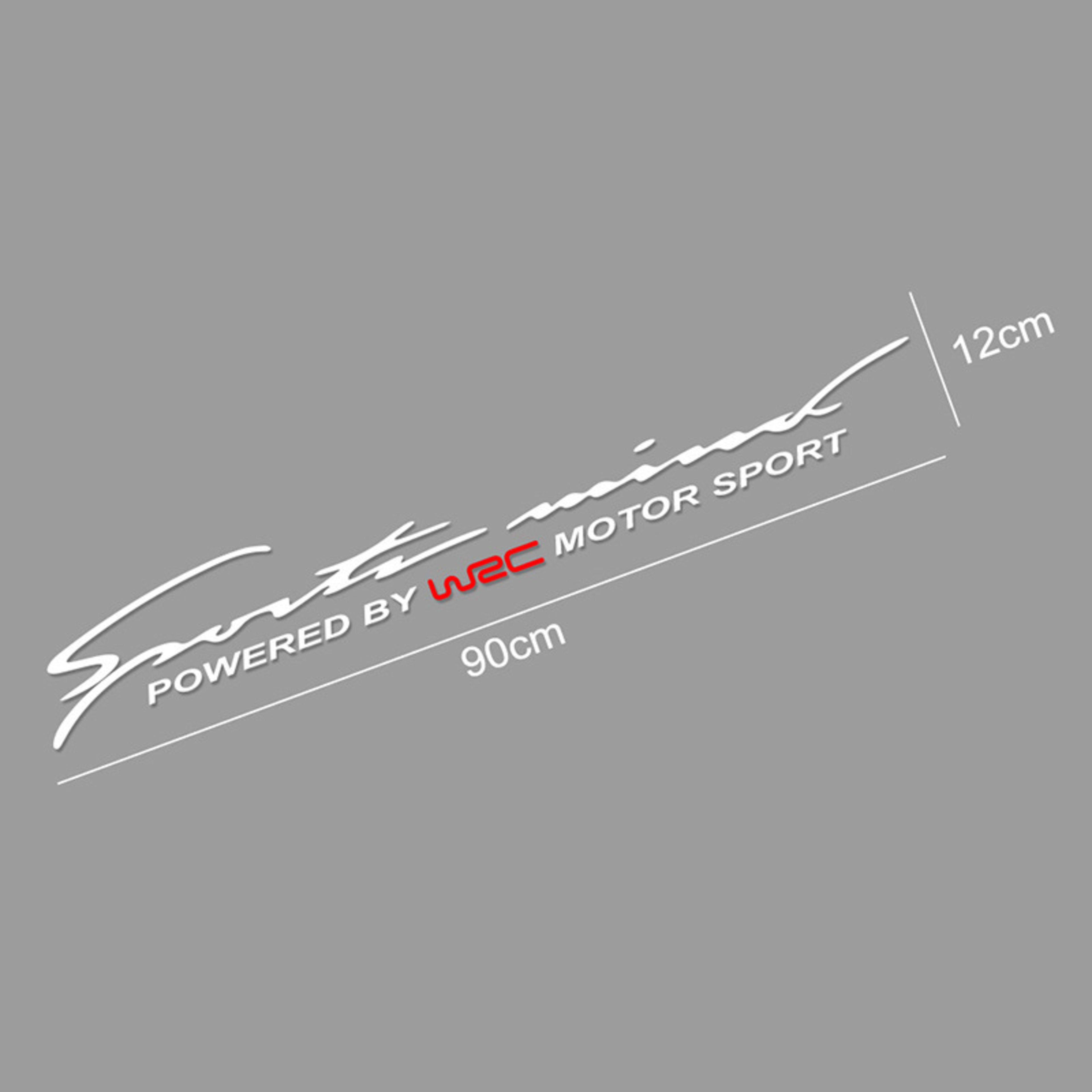 Car Front And Rear Windshield Glass Decorative Sticker Label Sport Cool Modification English Decal 3