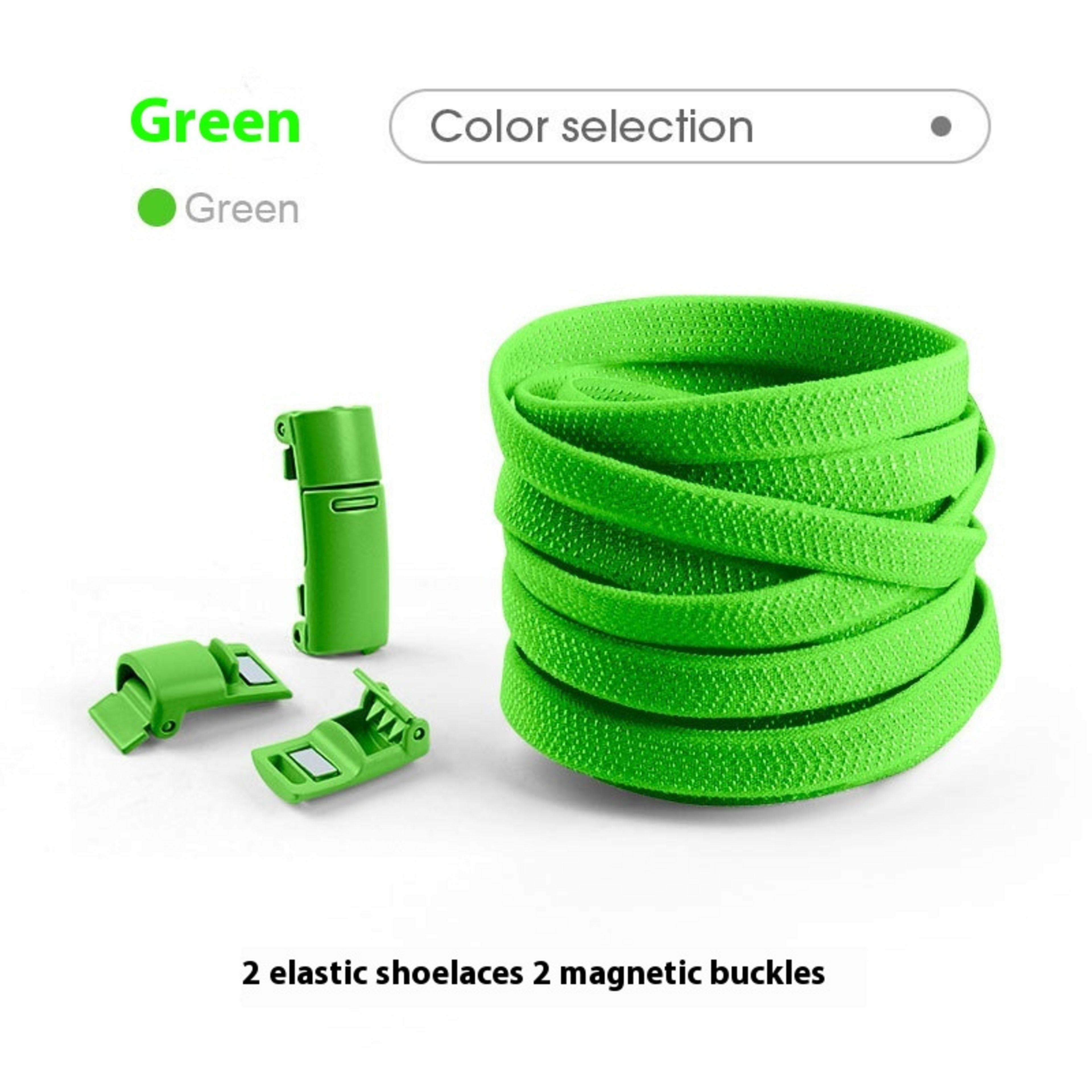 Lazy Free Shoelace Buckle Elastic Tighten Rope Free Binding Magnetic Buckle Holder 4