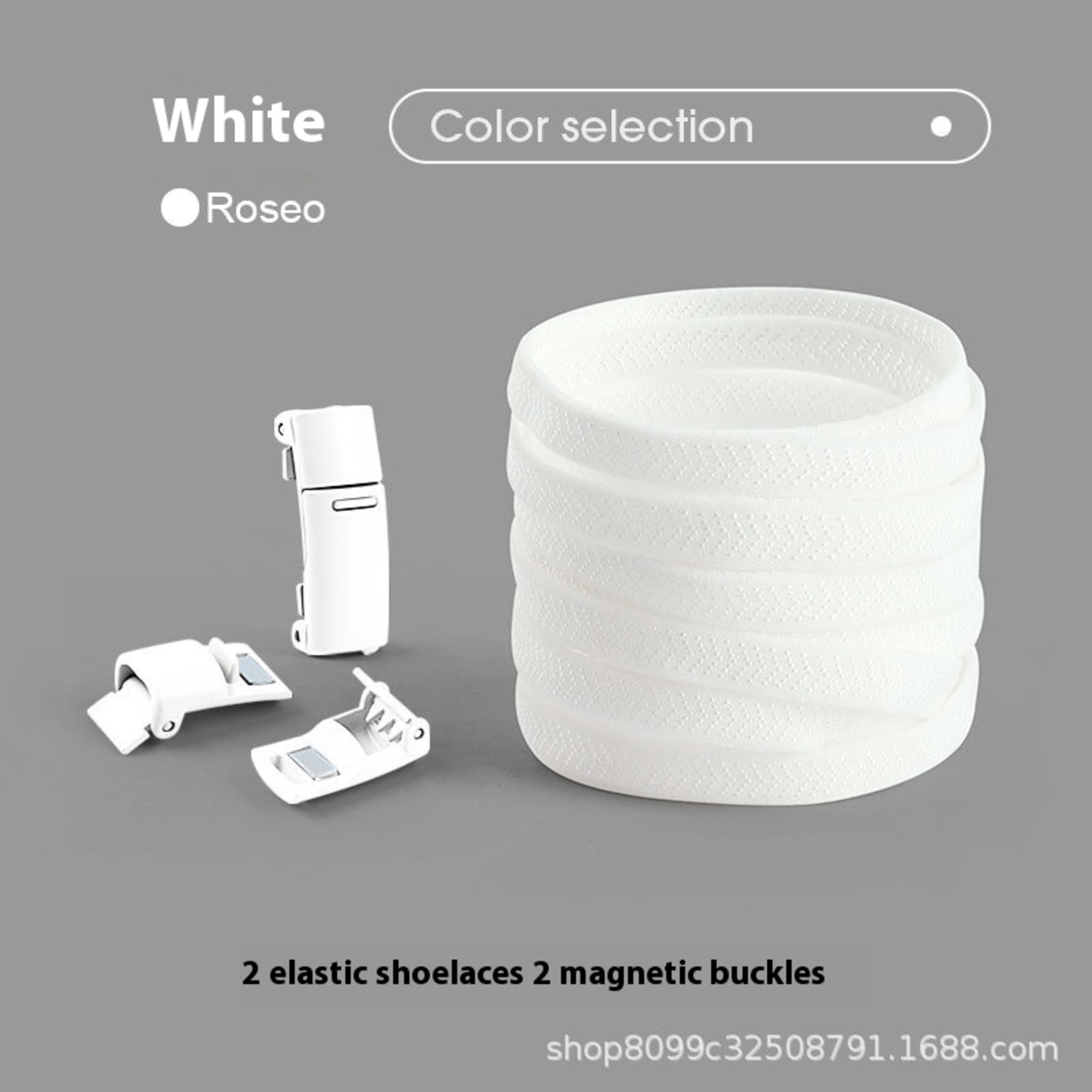 Lazy Free Shoelace Buckle Elastic Tighten Rope Free Binding Magnetic Buckle Holder