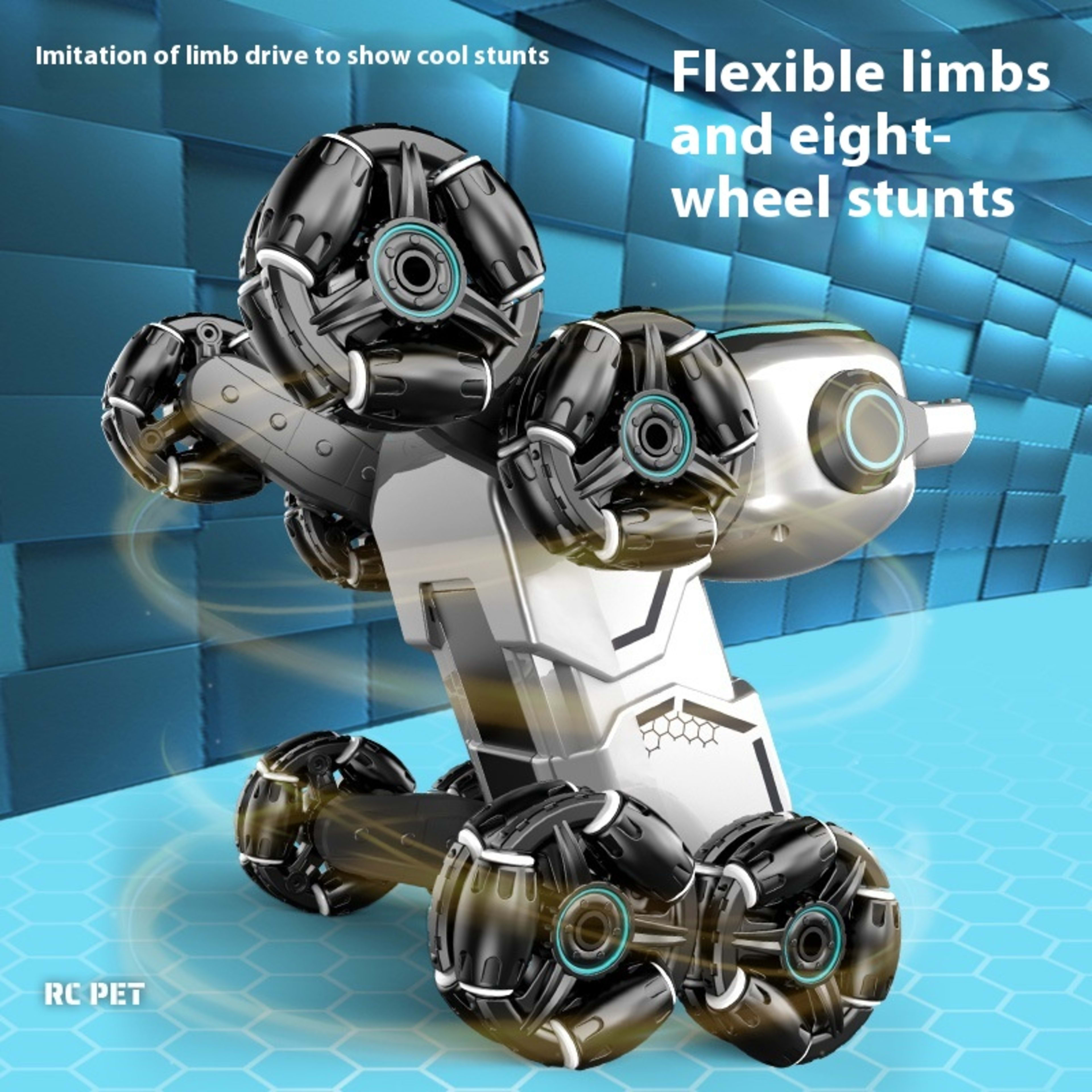 Light Music Rechargeable Robot Dog Educational Toys Children's Remote Control Car 2