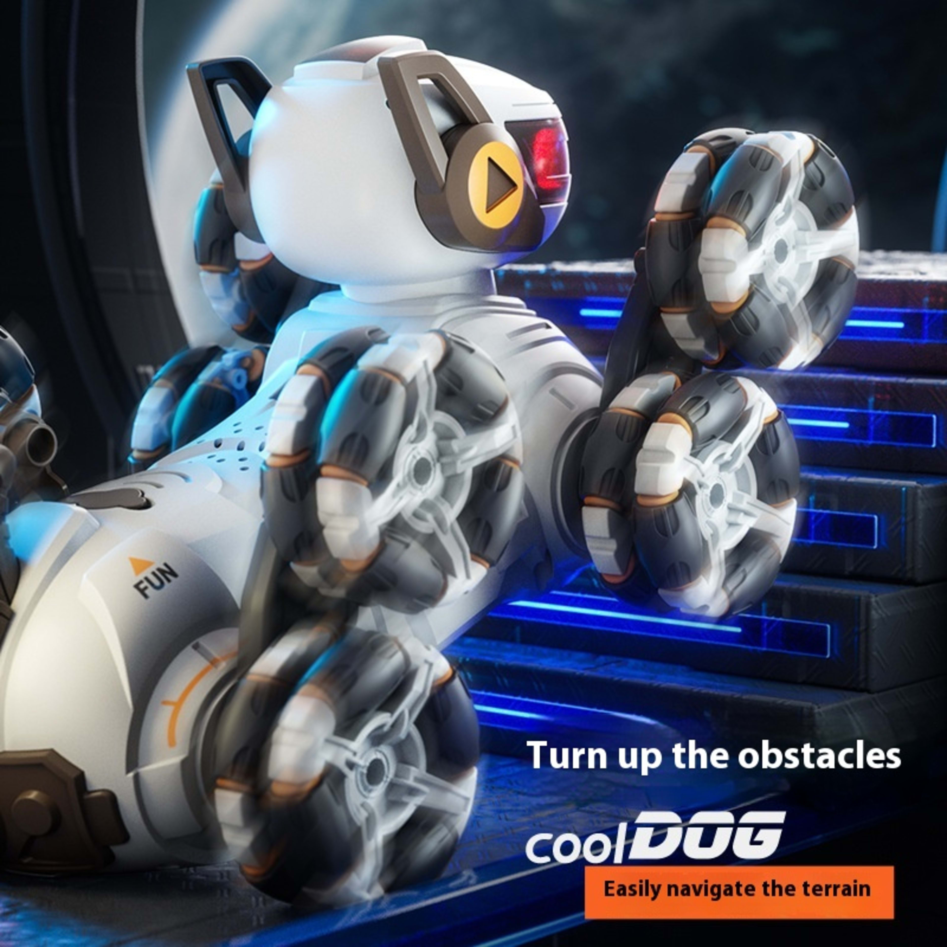 Intelligent Robot Dog Eight-wheel Stunt Deformation Remote Control Car 2