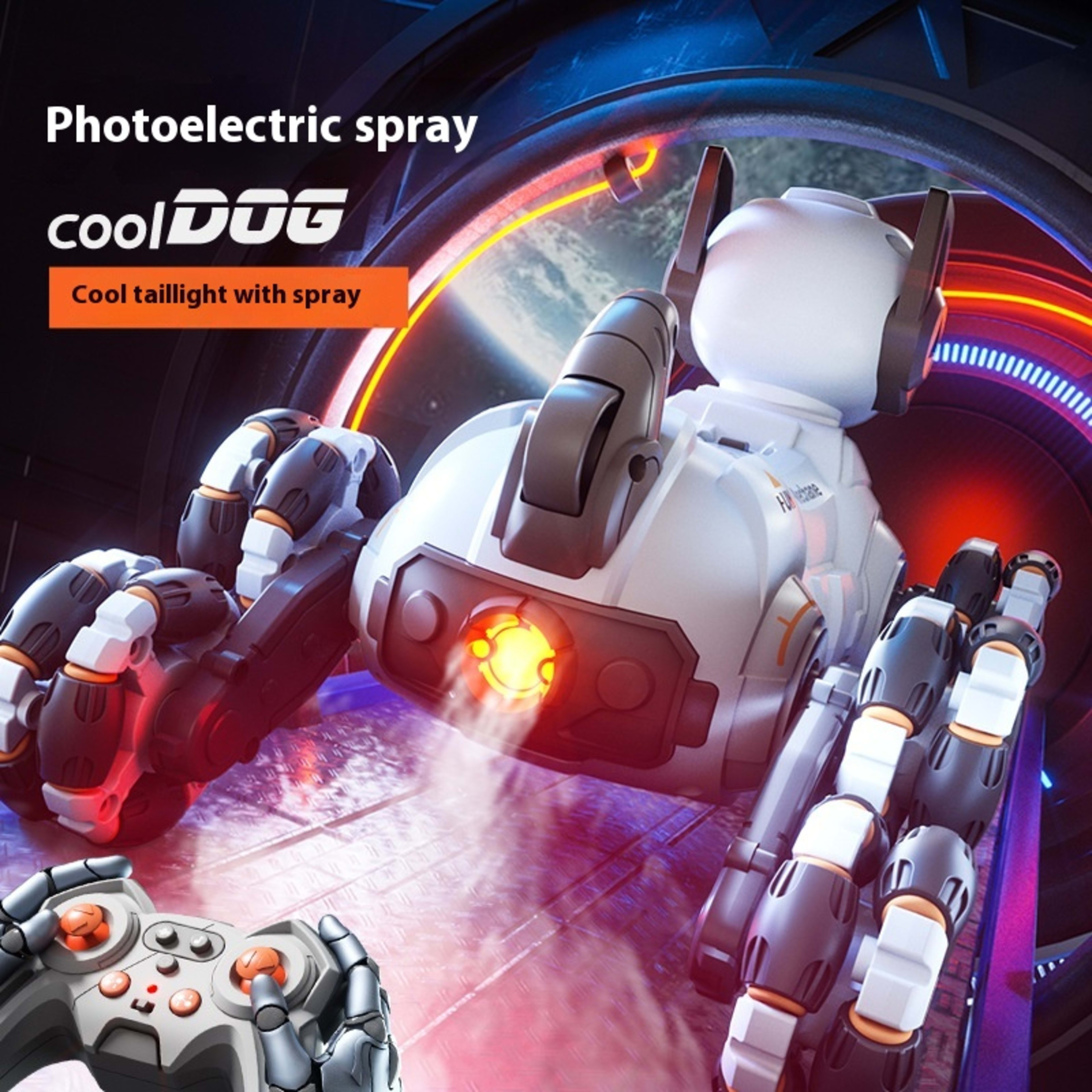 Intelligent Robot Dog Eight-wheel Stunt Deformation Remote Control Car 4