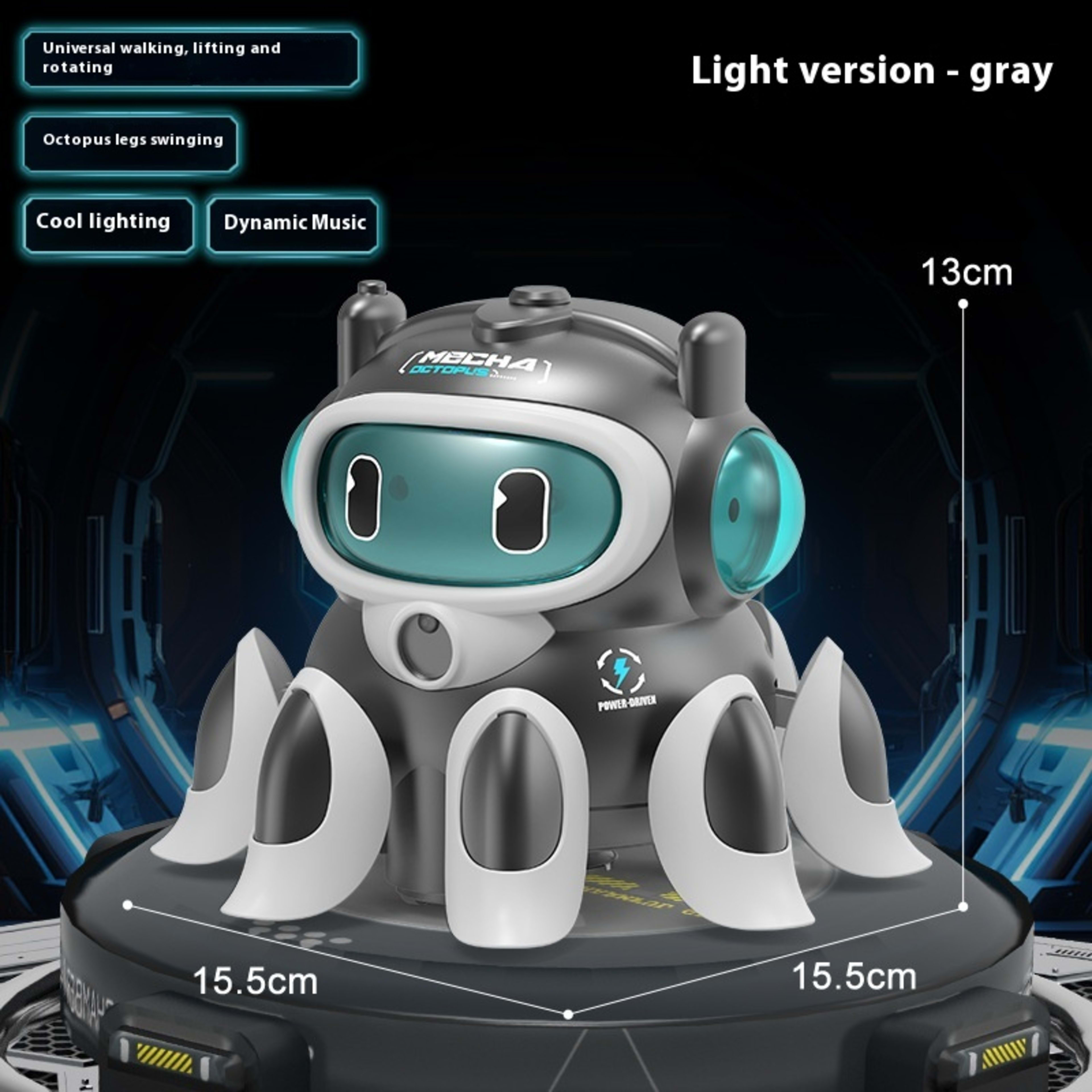 Sound Electric Induction Mechanical Octopus Toy 6