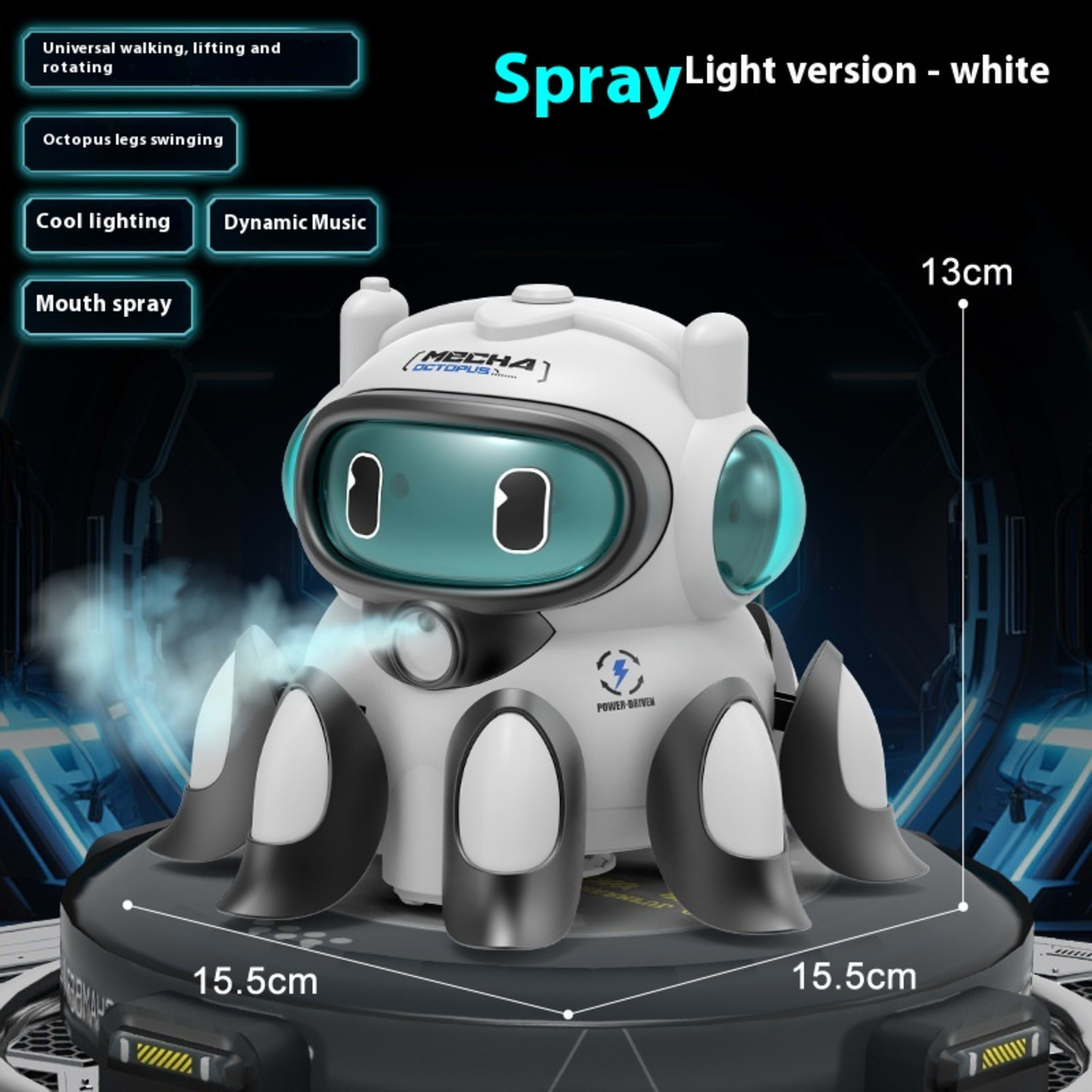 Sound Electric Induction Mechanical Octopus Toy 4