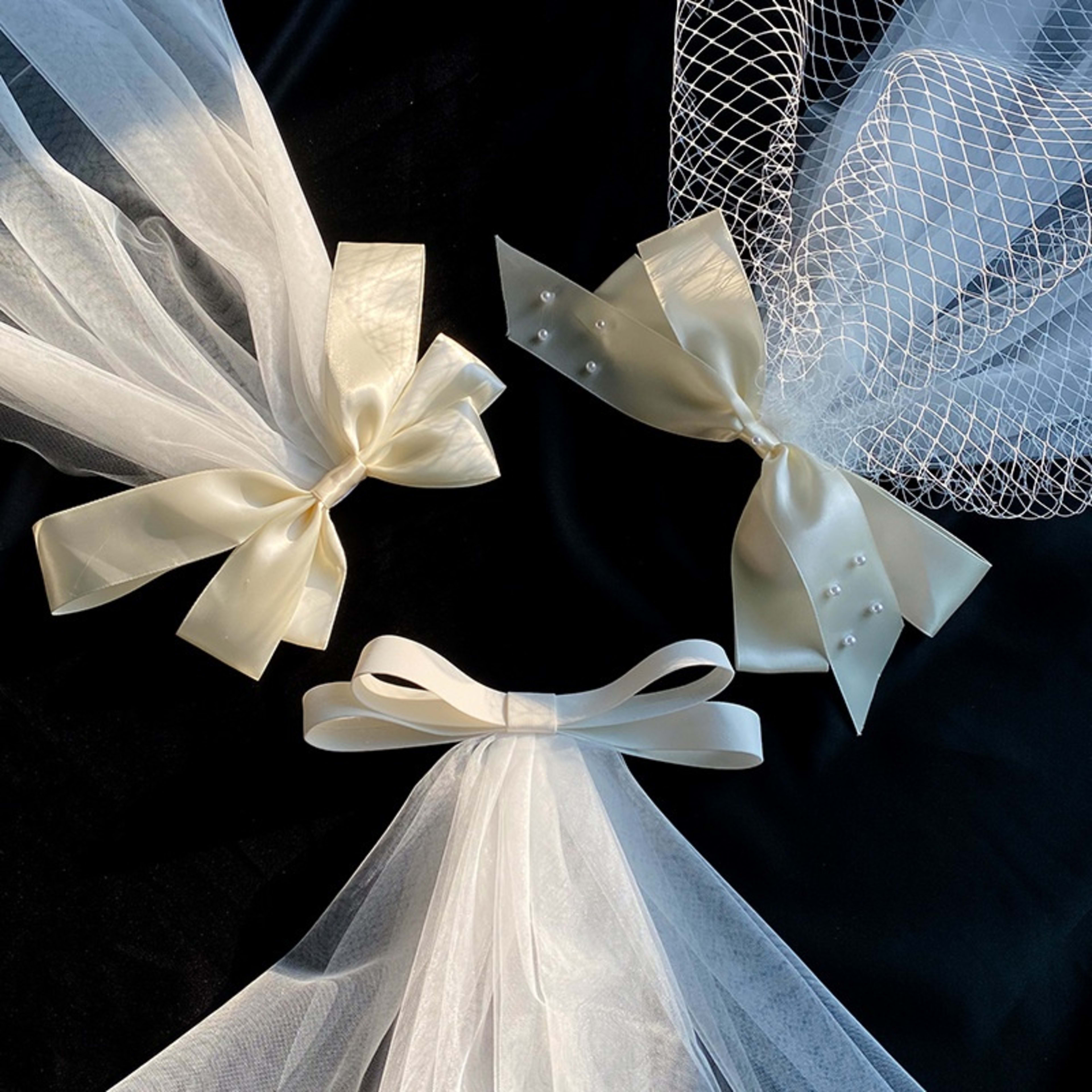 Bow Veil Super Fairy Wedding Trip Shoot 16