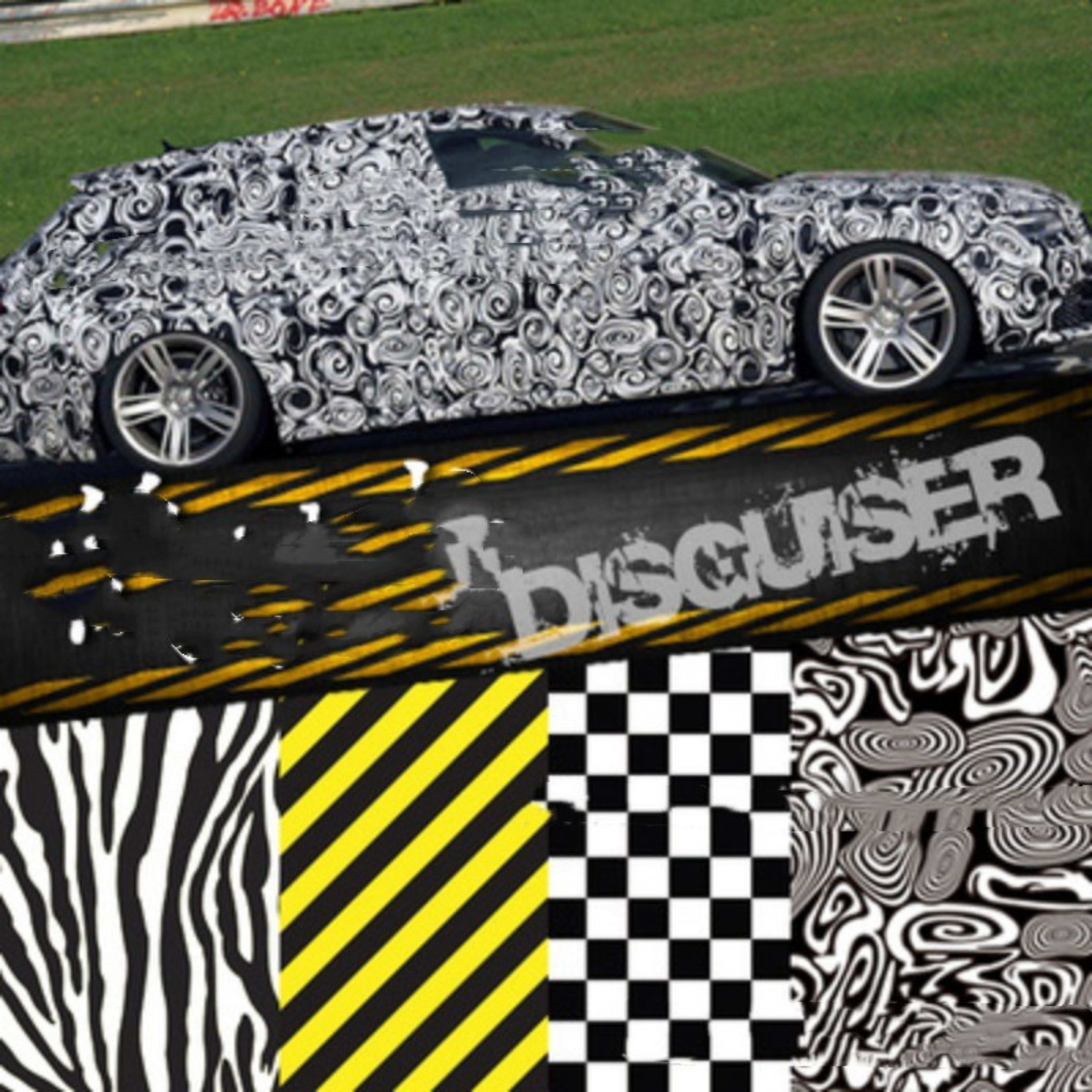 Car Graffiti Colorful Auto Film Zebra Pattern Black And White Plaid 3