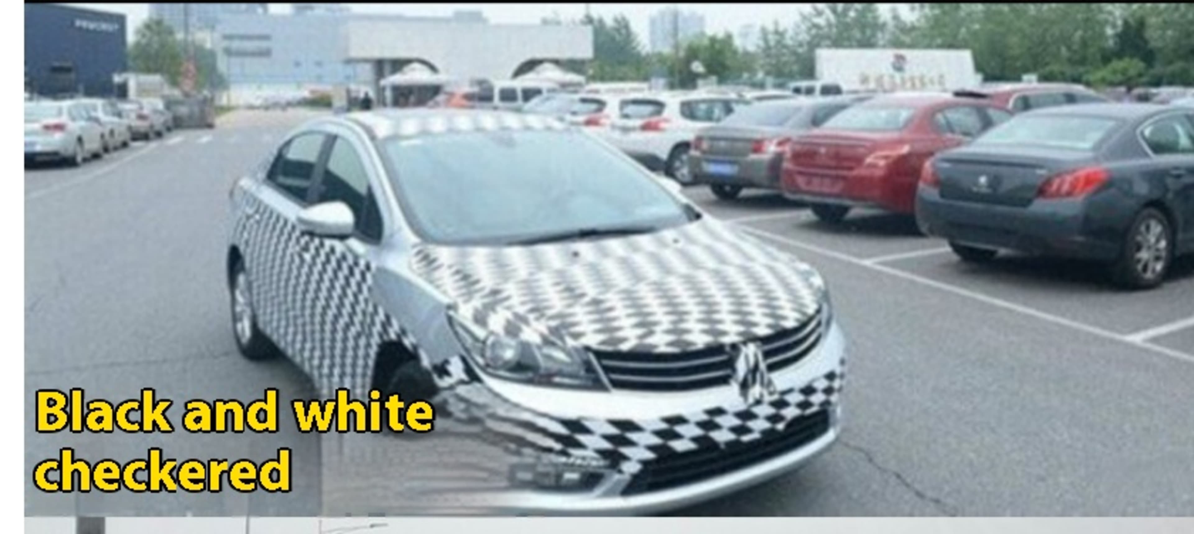 Car Graffiti Colorful Auto Film Zebra Pattern Black And White Plaid 5