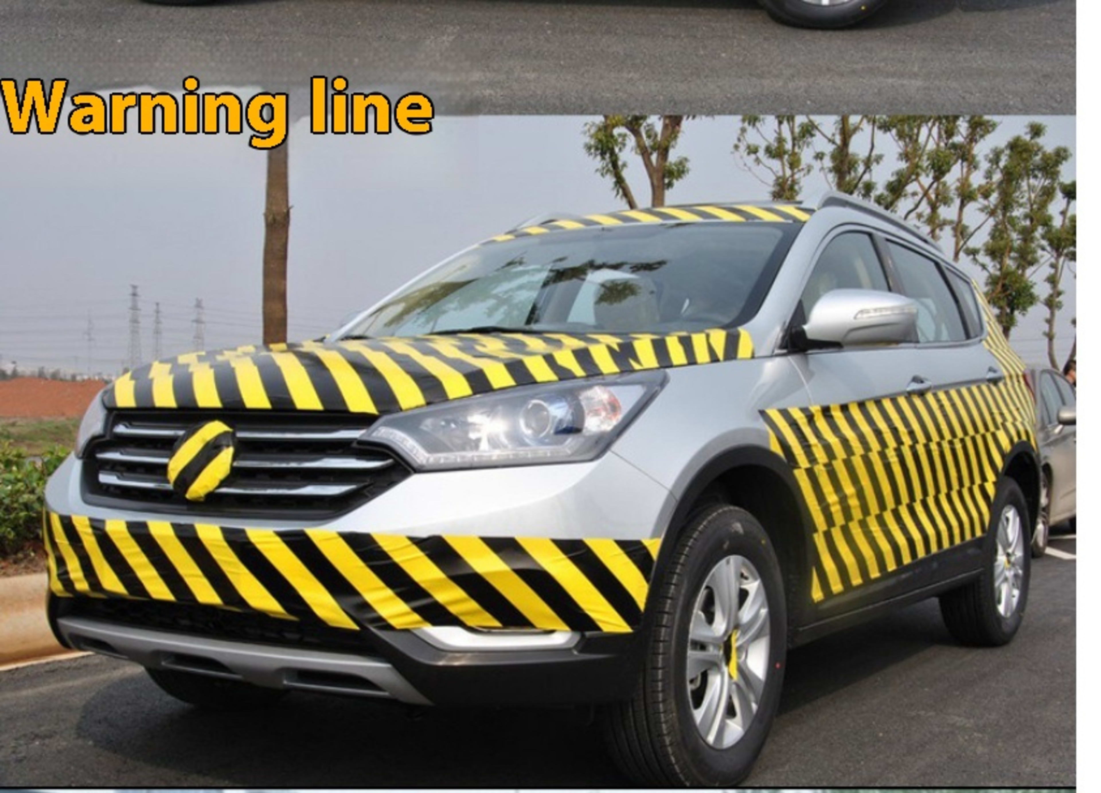 Car Graffiti Colorful Auto Film Zebra Pattern Black And White Plaid 2