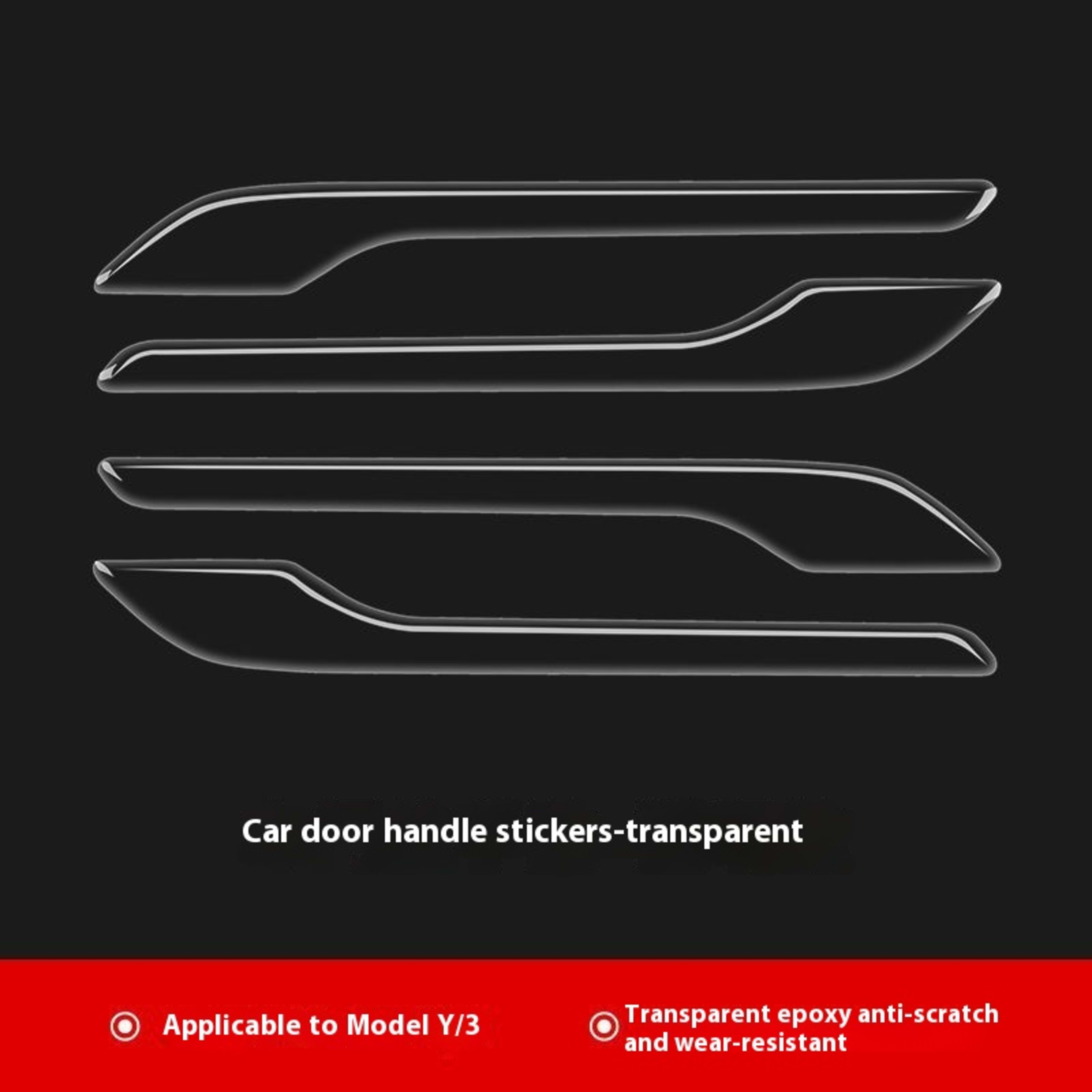 Handle Anti-scratch Patch Carbon Fiber Luminous Sticker Modification Ya Accessories 5