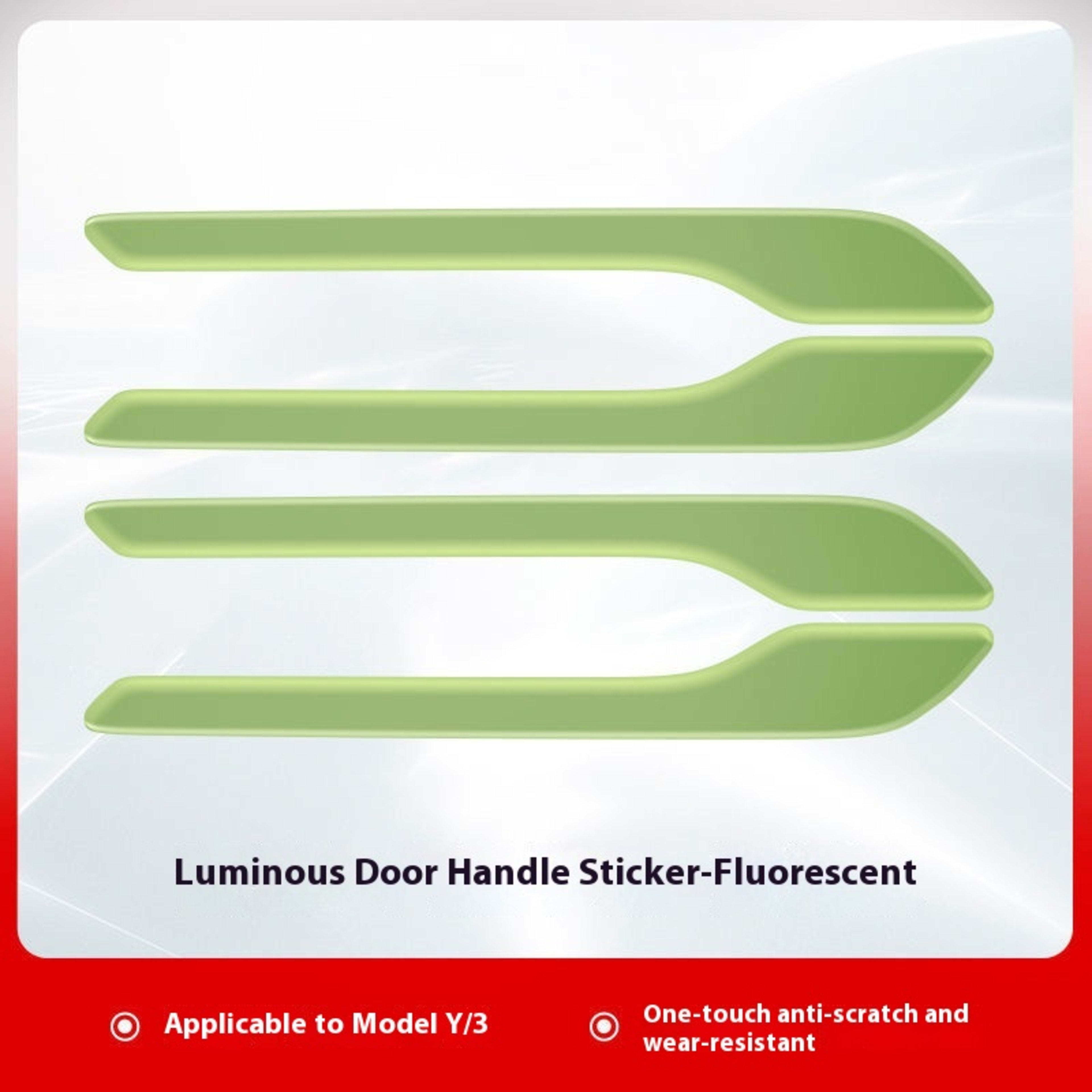 Handle Anti-scratch Patch Carbon Fiber Luminous Sticker Modification Ya Accessories 2