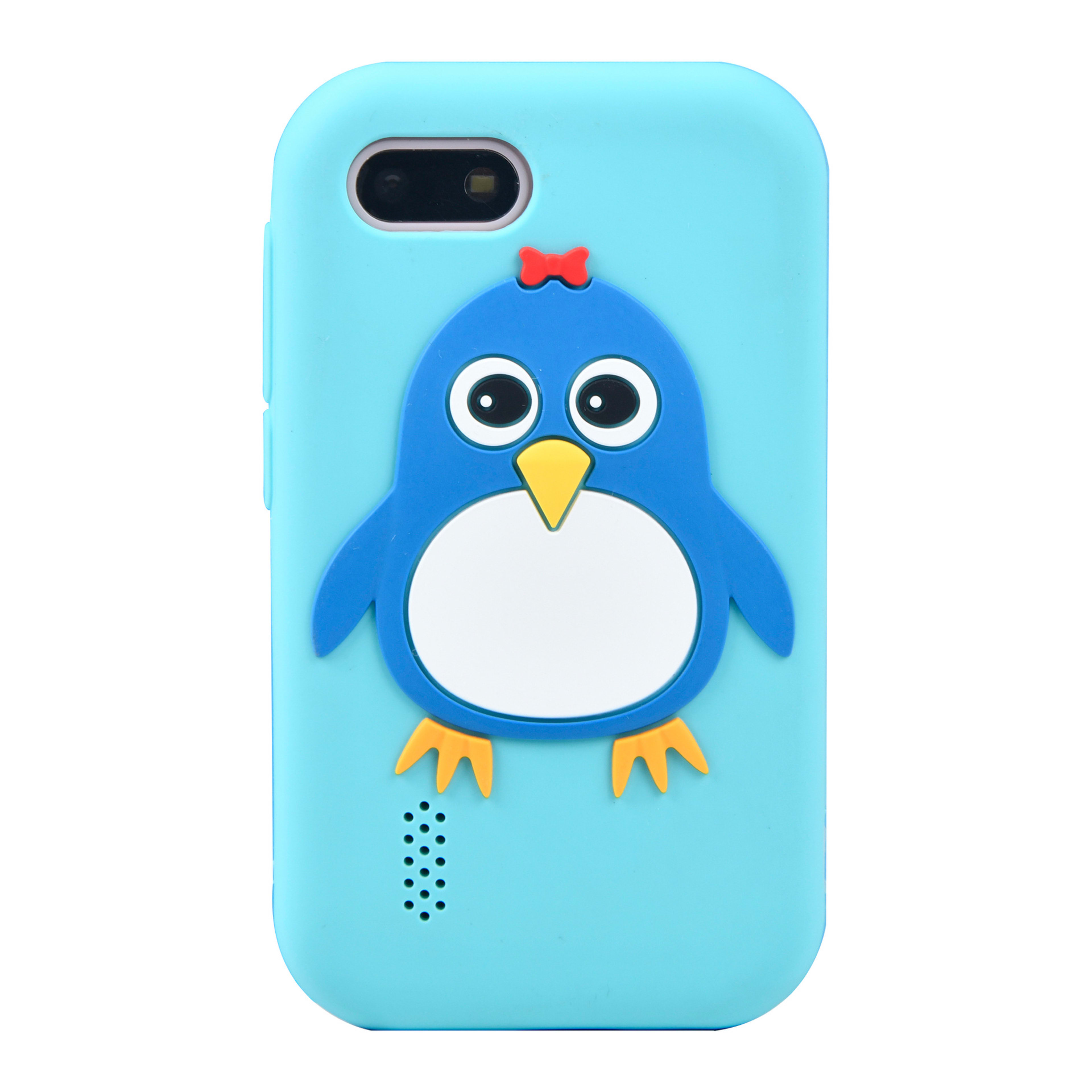 Children's Smart Touch Mobile Phone Silicone Penguin Toy 10