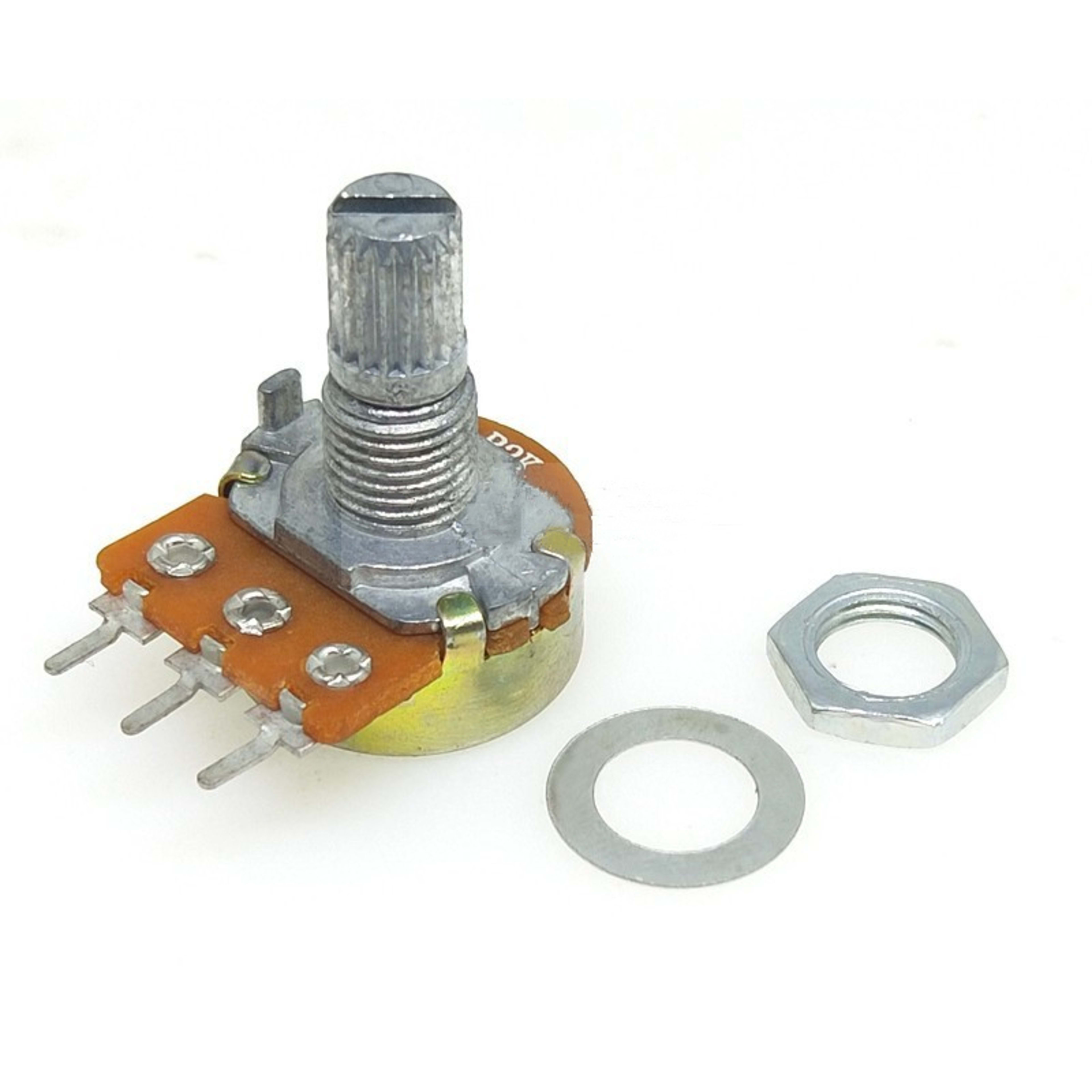 Single Connection Dual Potentiometer WH148 Adjustable Power Amplifier B1K2K5K10K20K50K100K500K Handle 15 20MM
