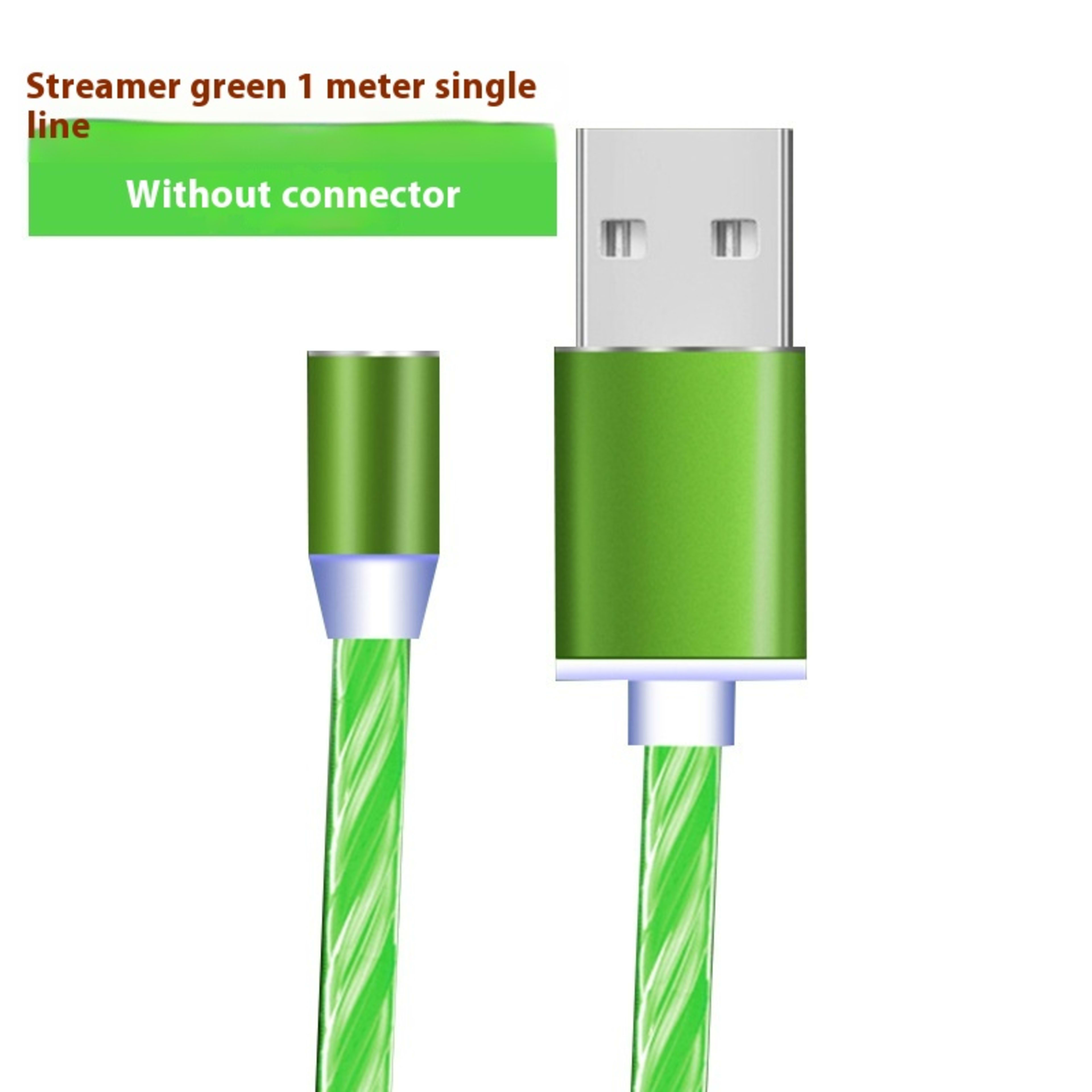 Colorful Streamer Mobile Phone Cable Magnetic Three-in-one USB Data Cable 9