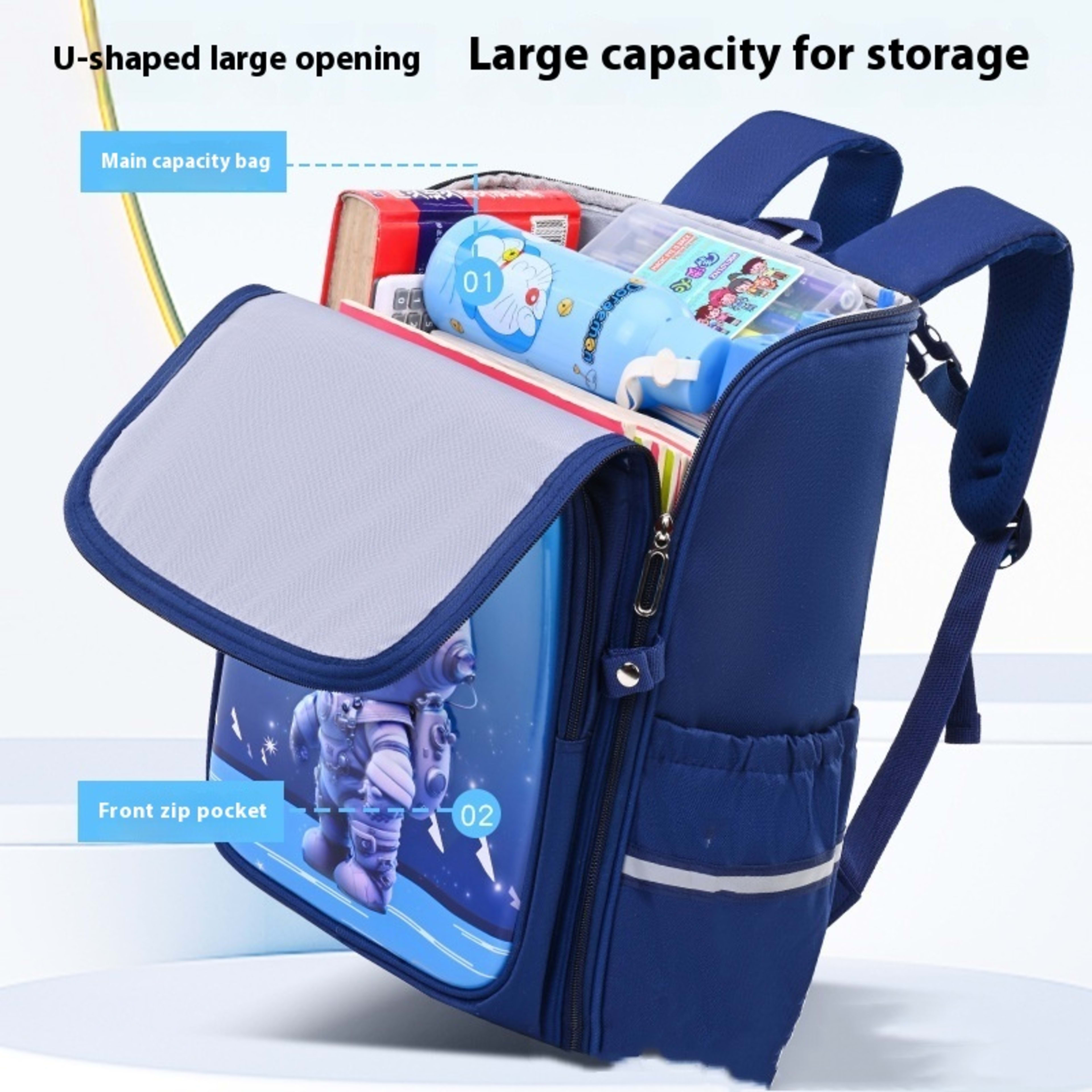 Cartoon One-piece Lightweight Children's Backpack 4