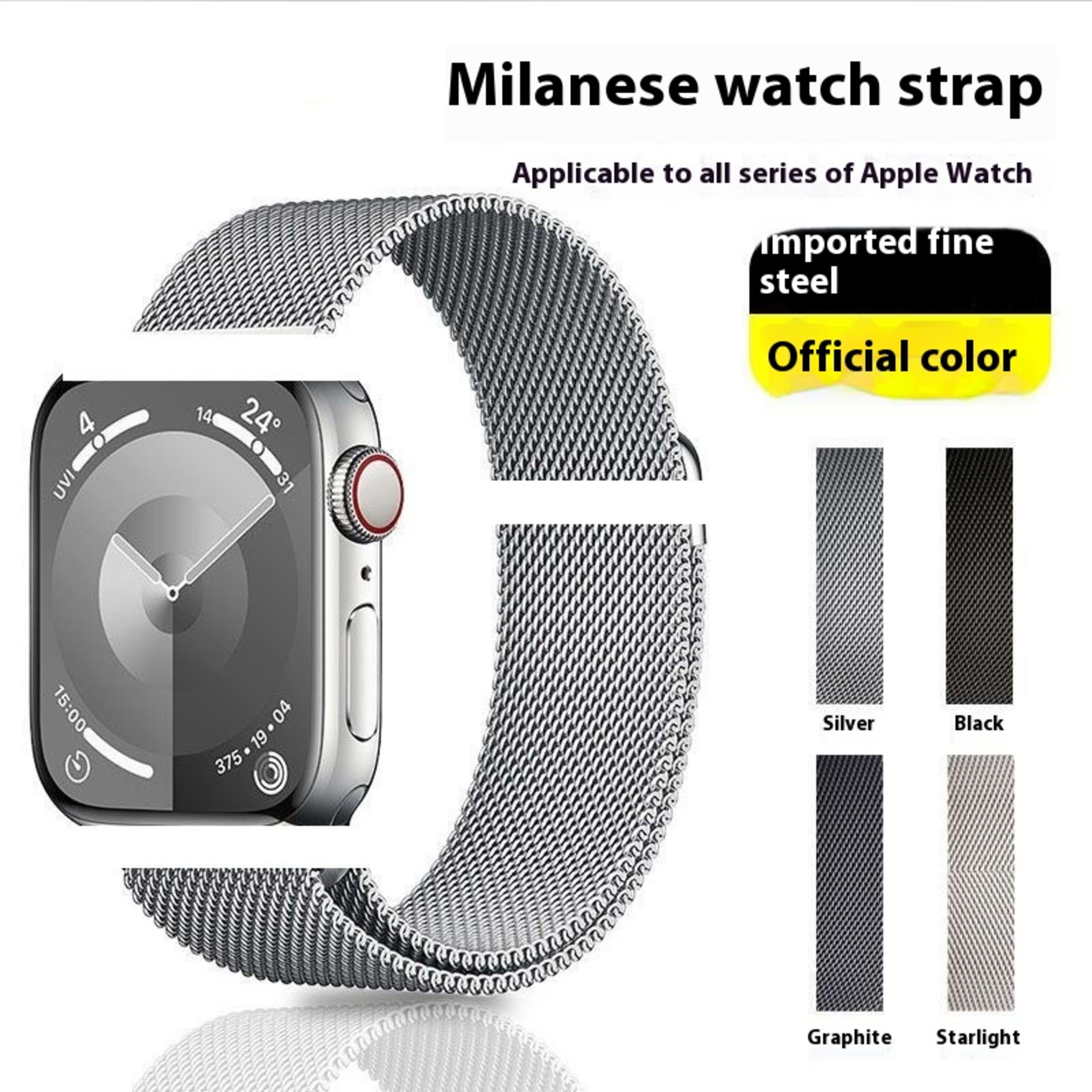 Milanis Magnetic Strap Stainless Steel Metal 13