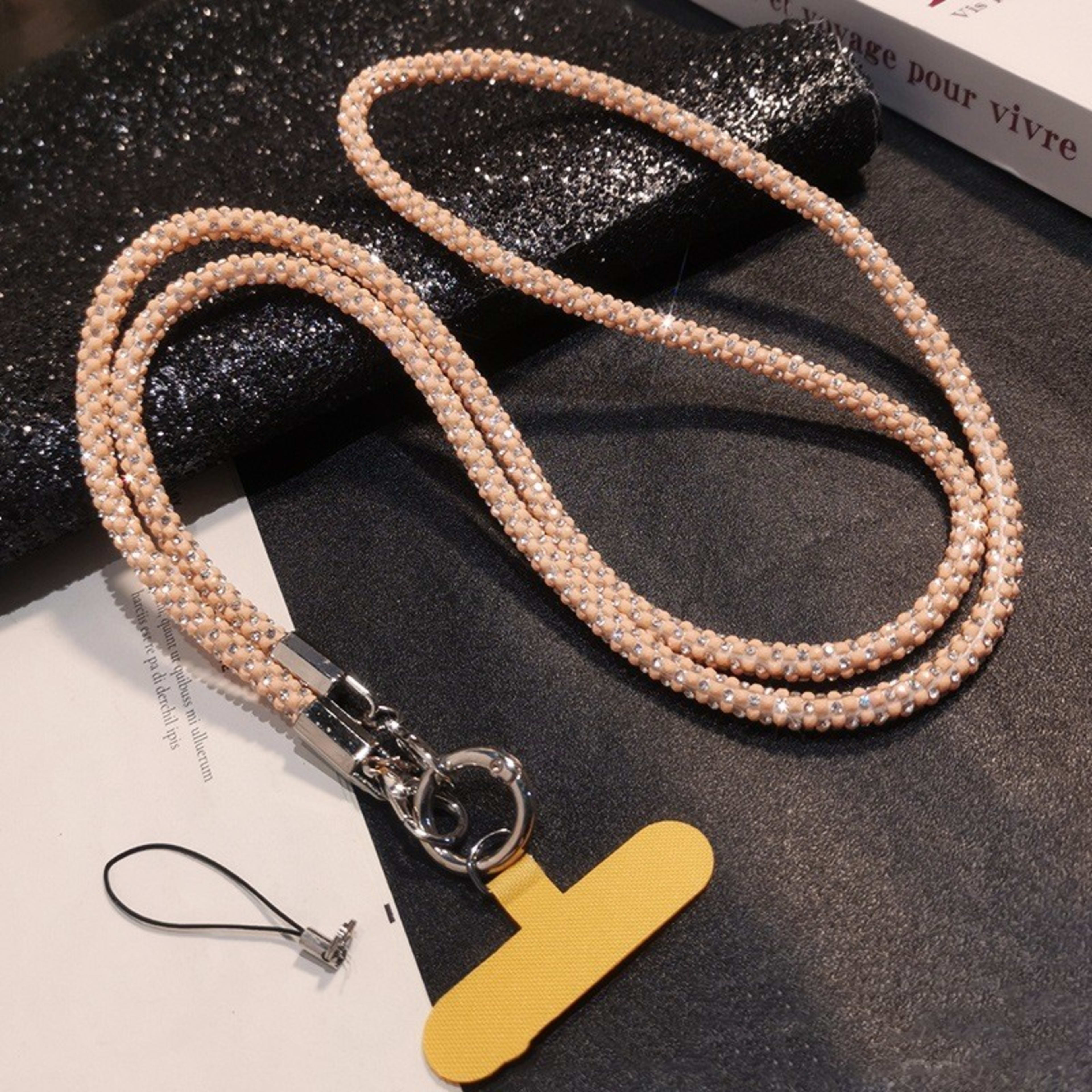 Rhinestone Mobile Phone Lanyard Crossbody Long 8