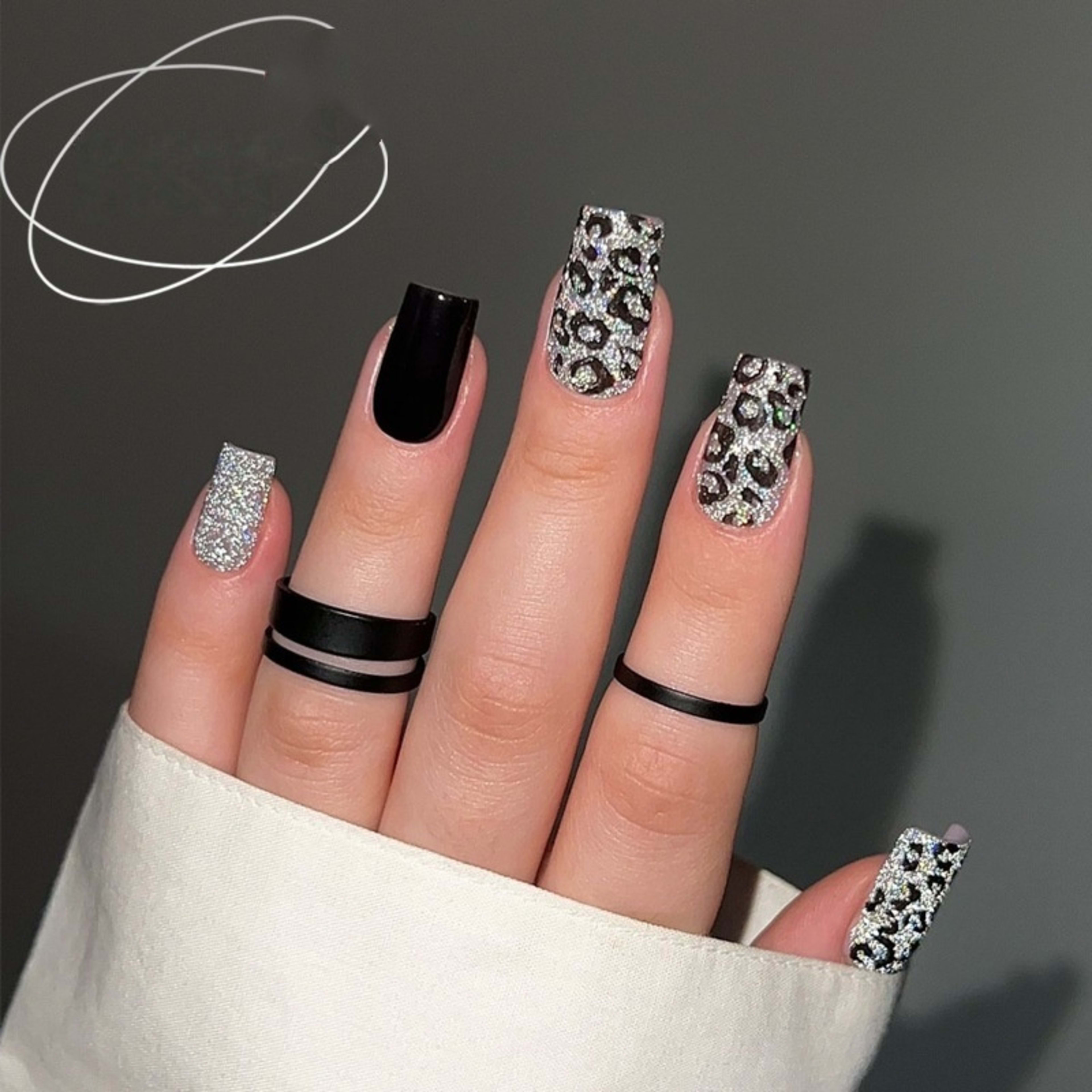 Nail Tip Finished Wearable Short Square 14