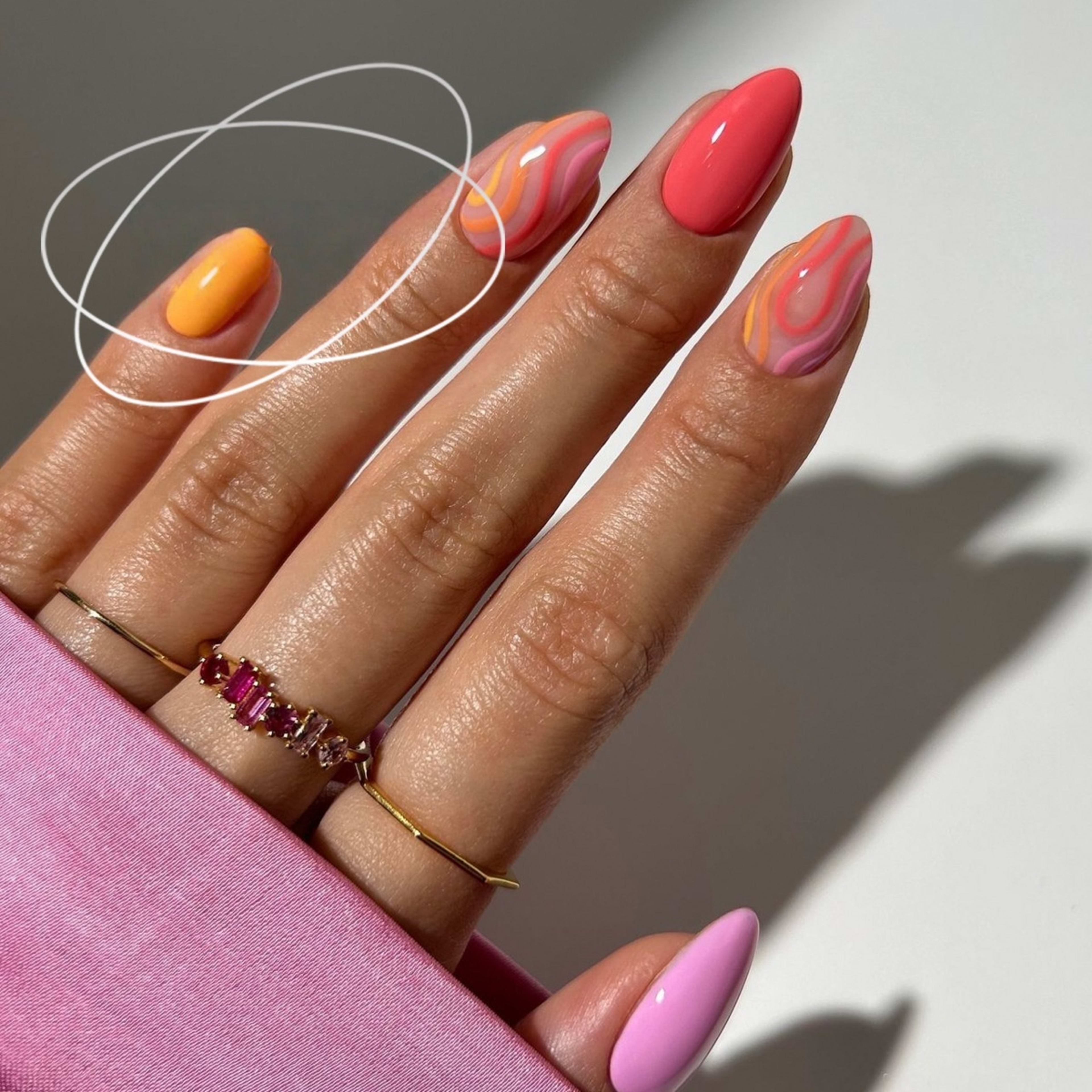 Nail Tip Finished Wearable Short Square 17