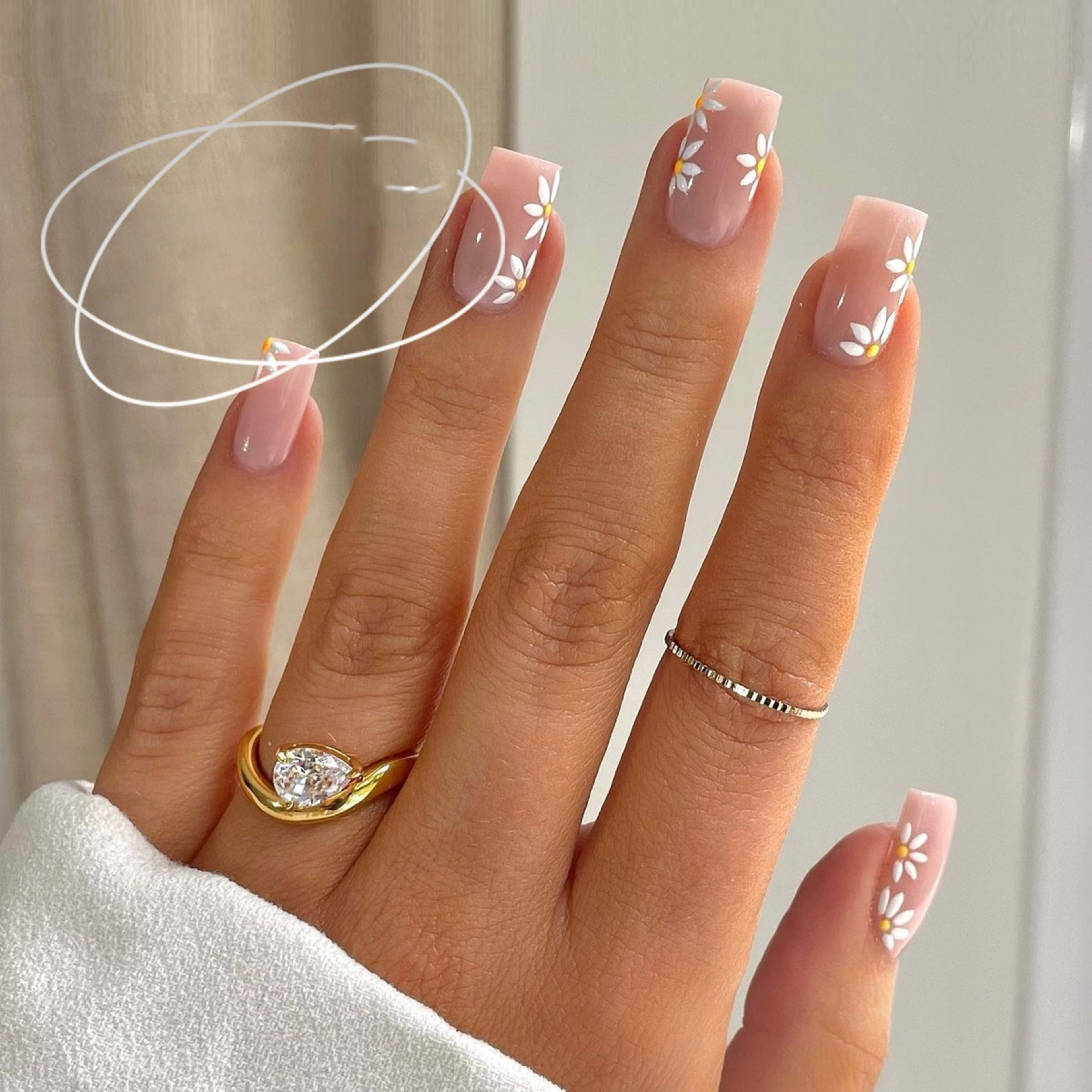 Nail Tip Finished Wearable Short Square 6