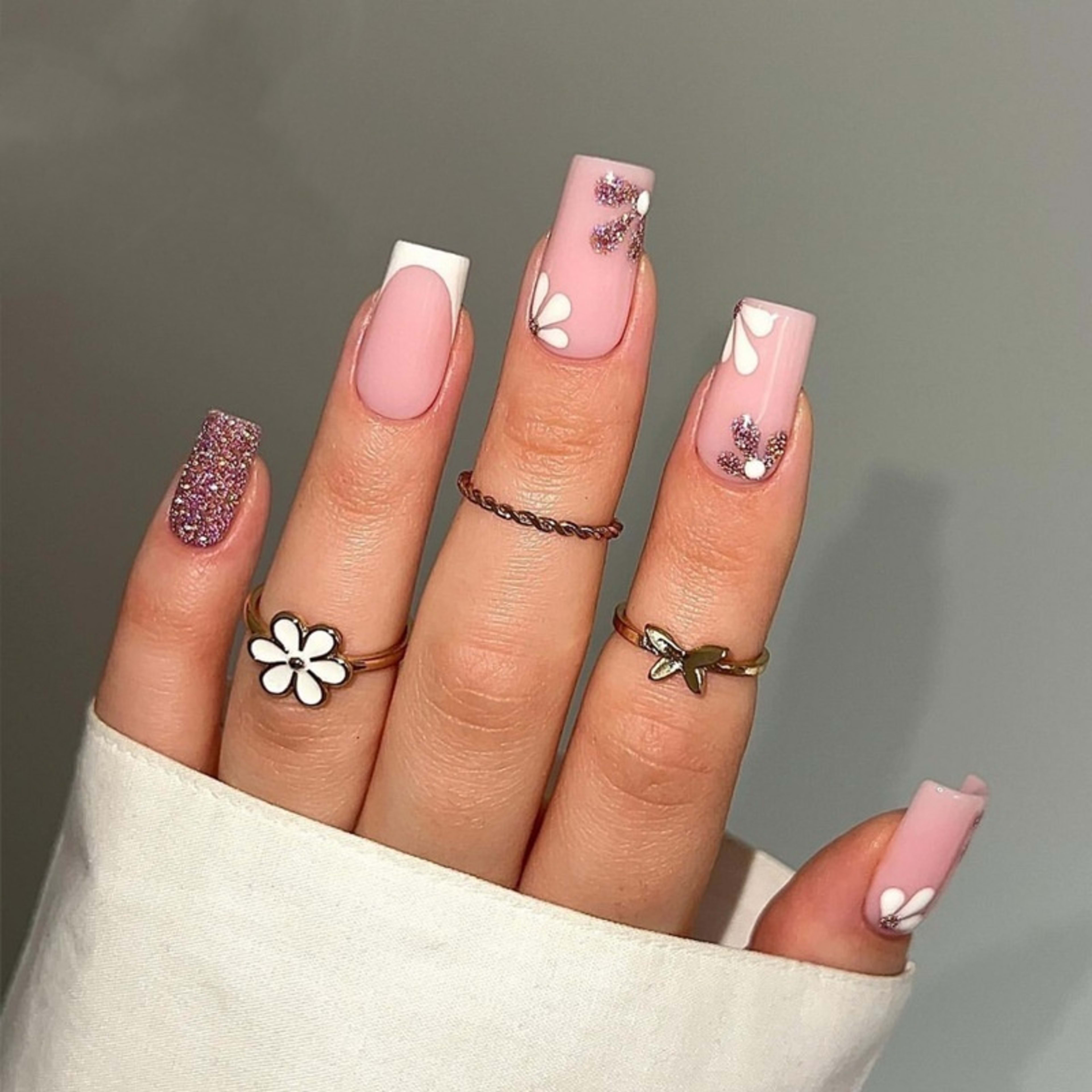 Nail Tip Finished Wearable Short Square 12