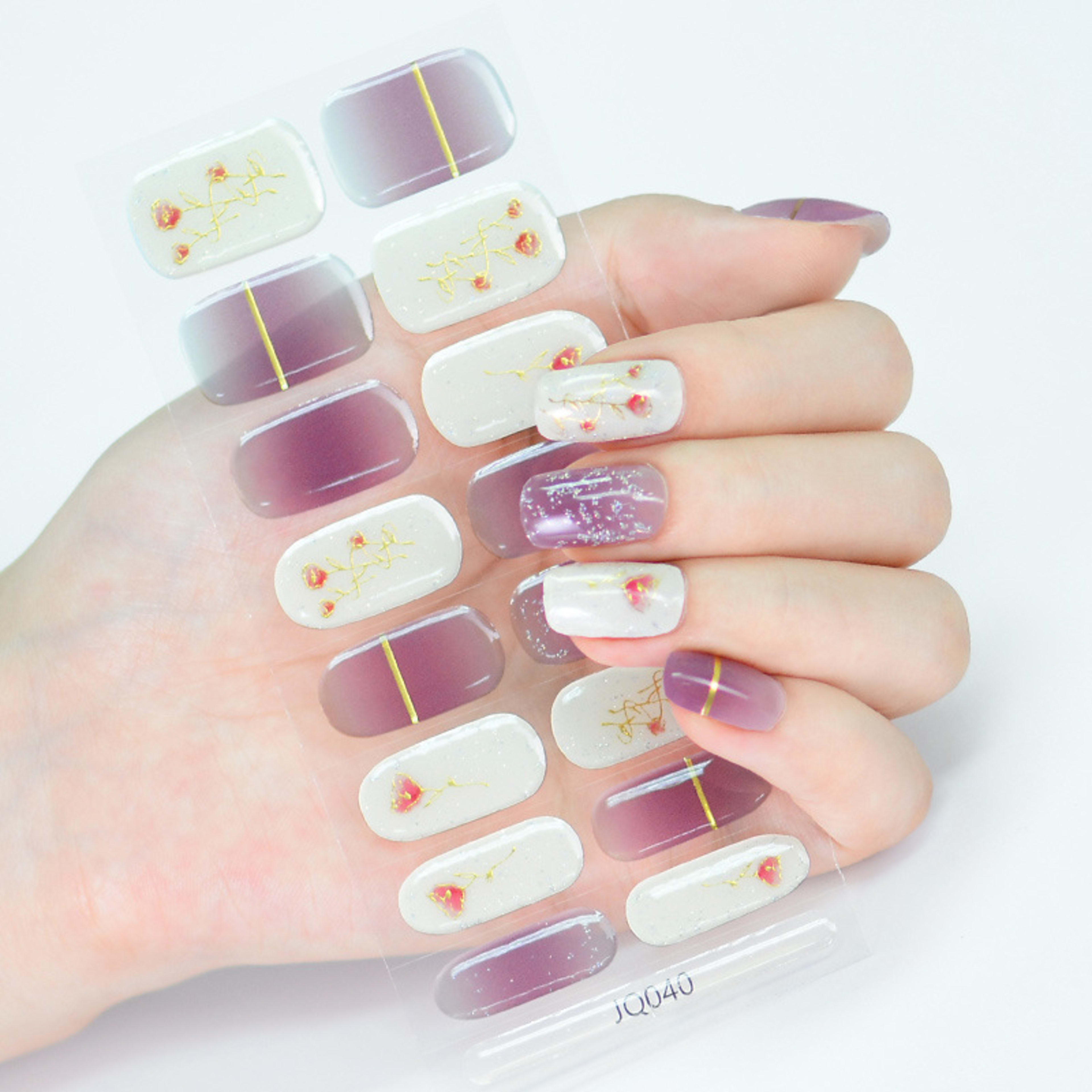 Gel Nail Sticker Light Hardening 61