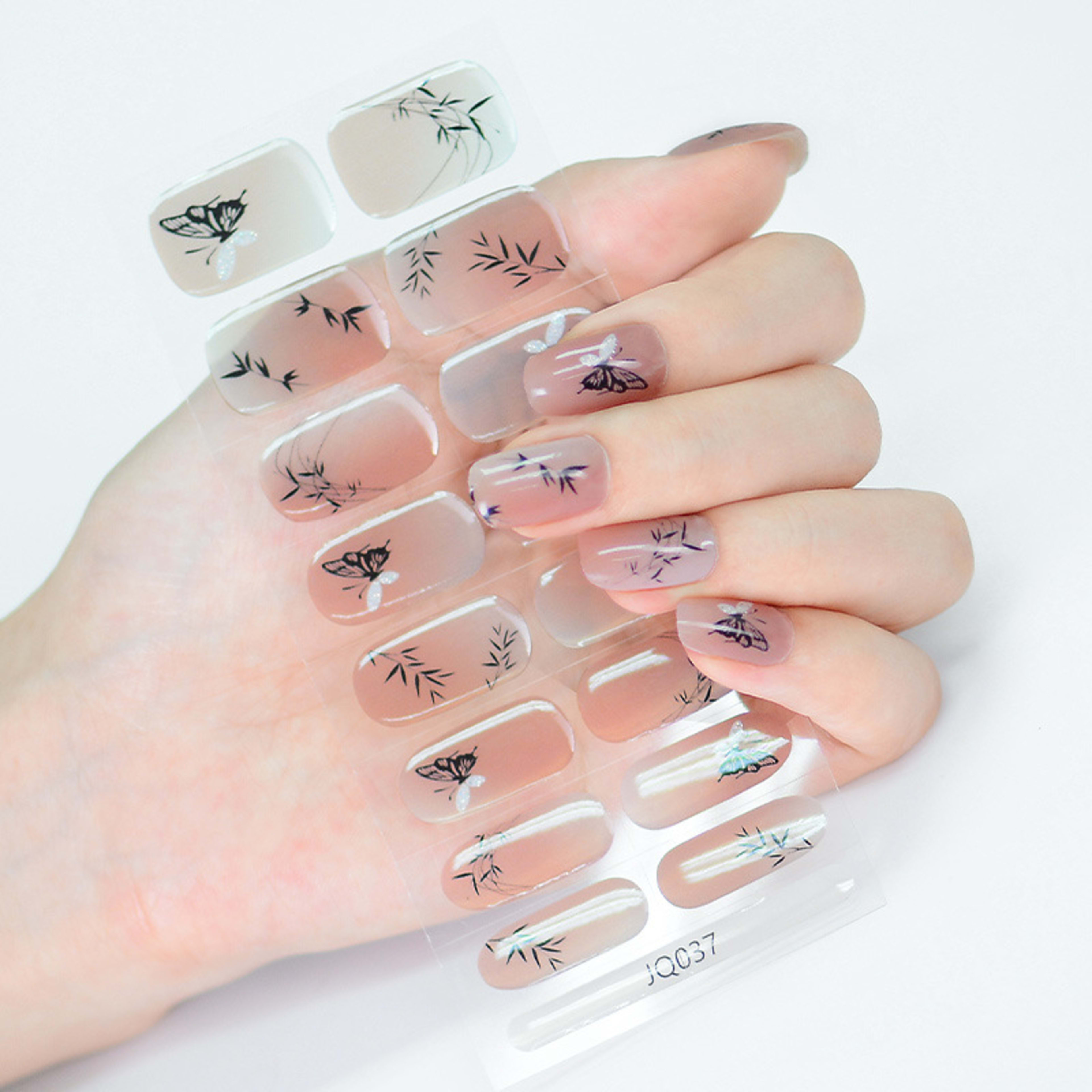 Gel Nail Sticker Light Hardening 49