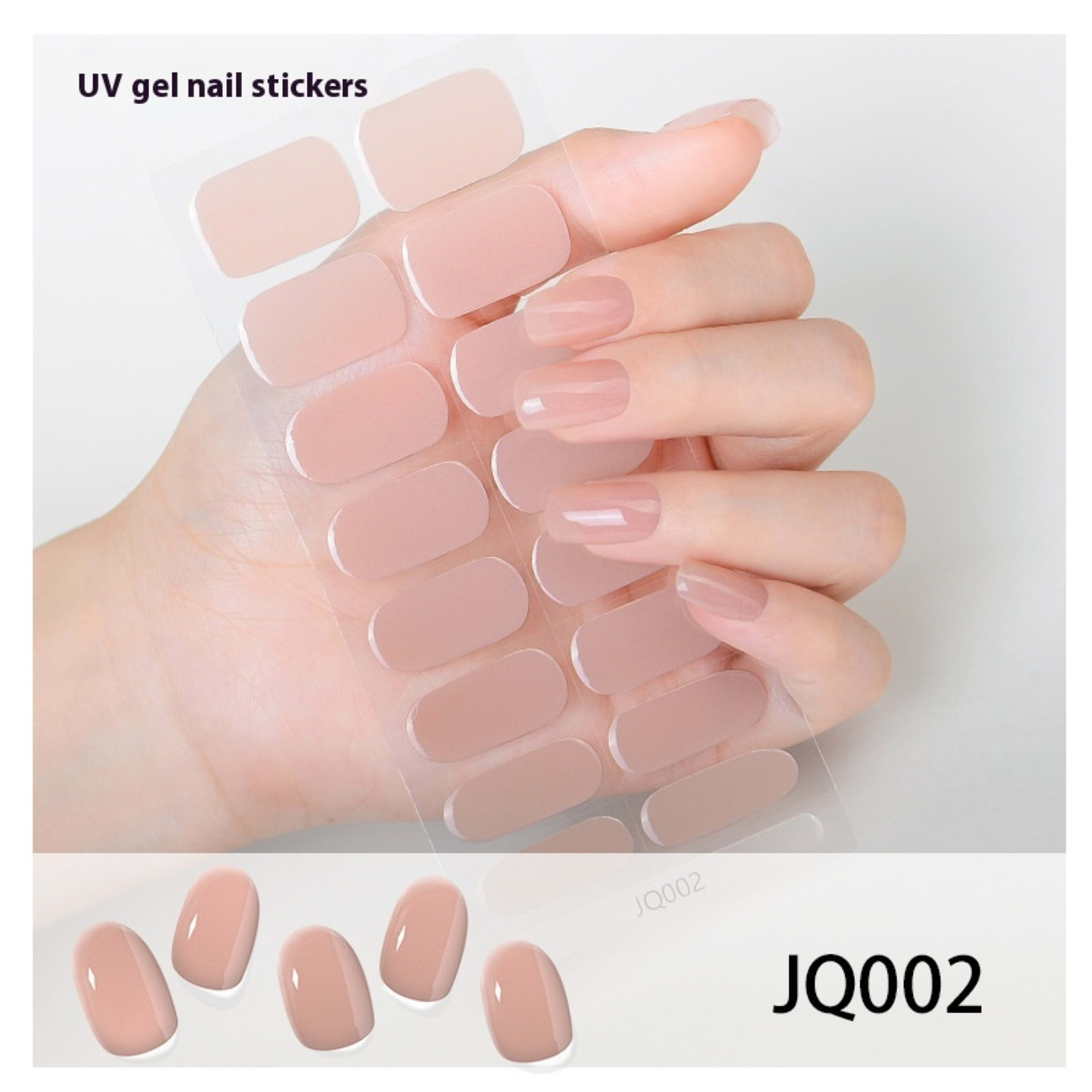 Gel Nail Sticker Light Hardening 38