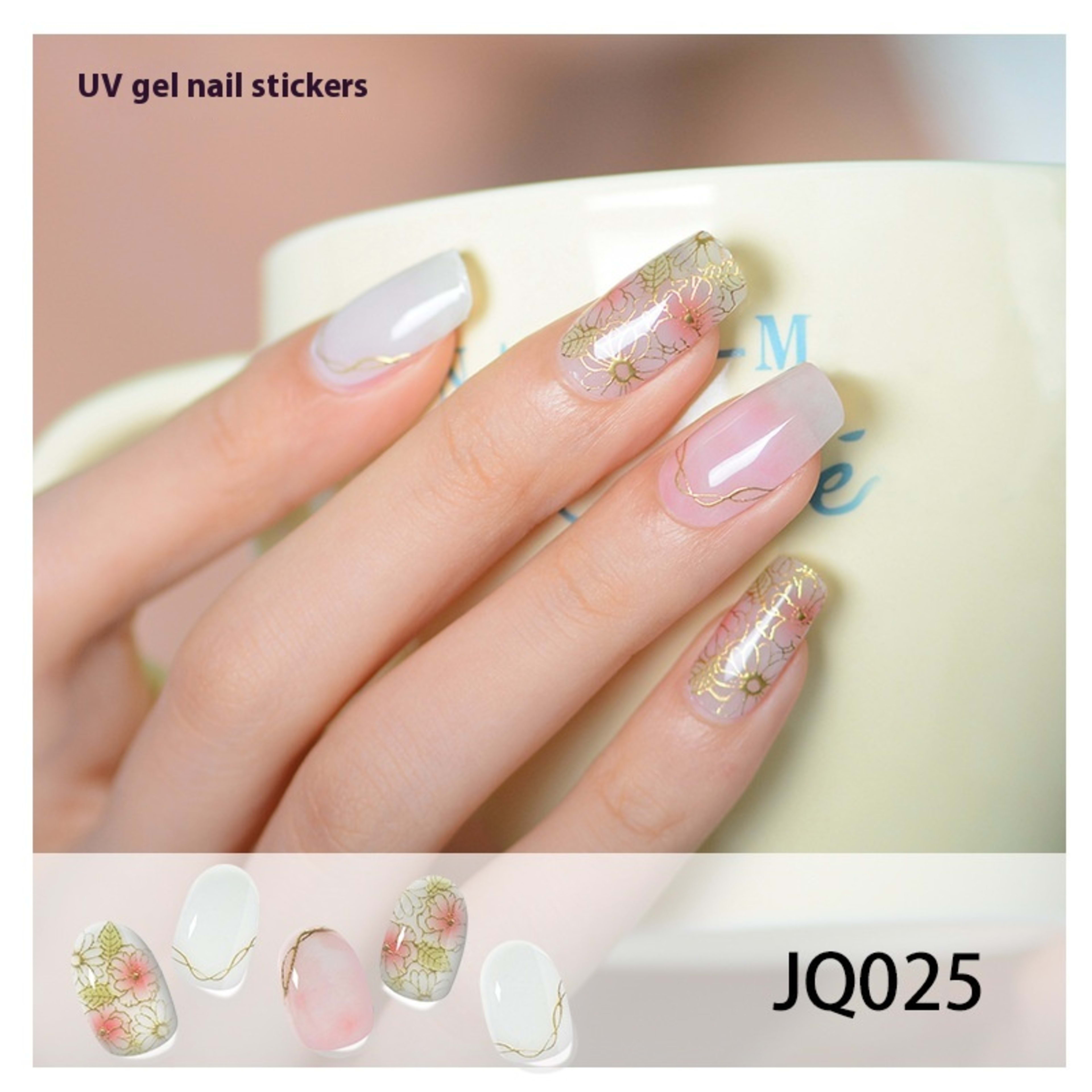 Gel Nail Sticker Light Hardening 26
