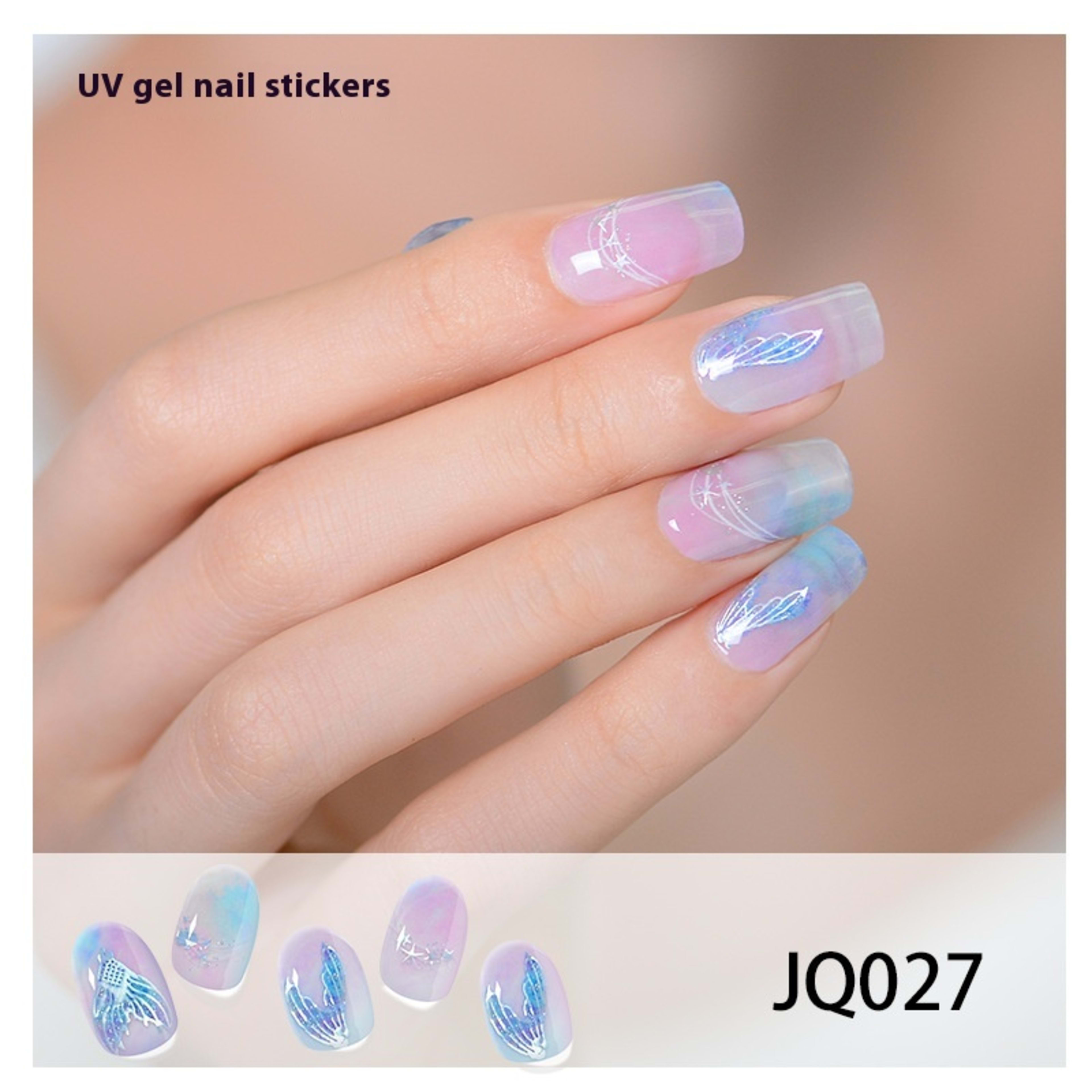 Gel Nail Sticker Light Hardening 39