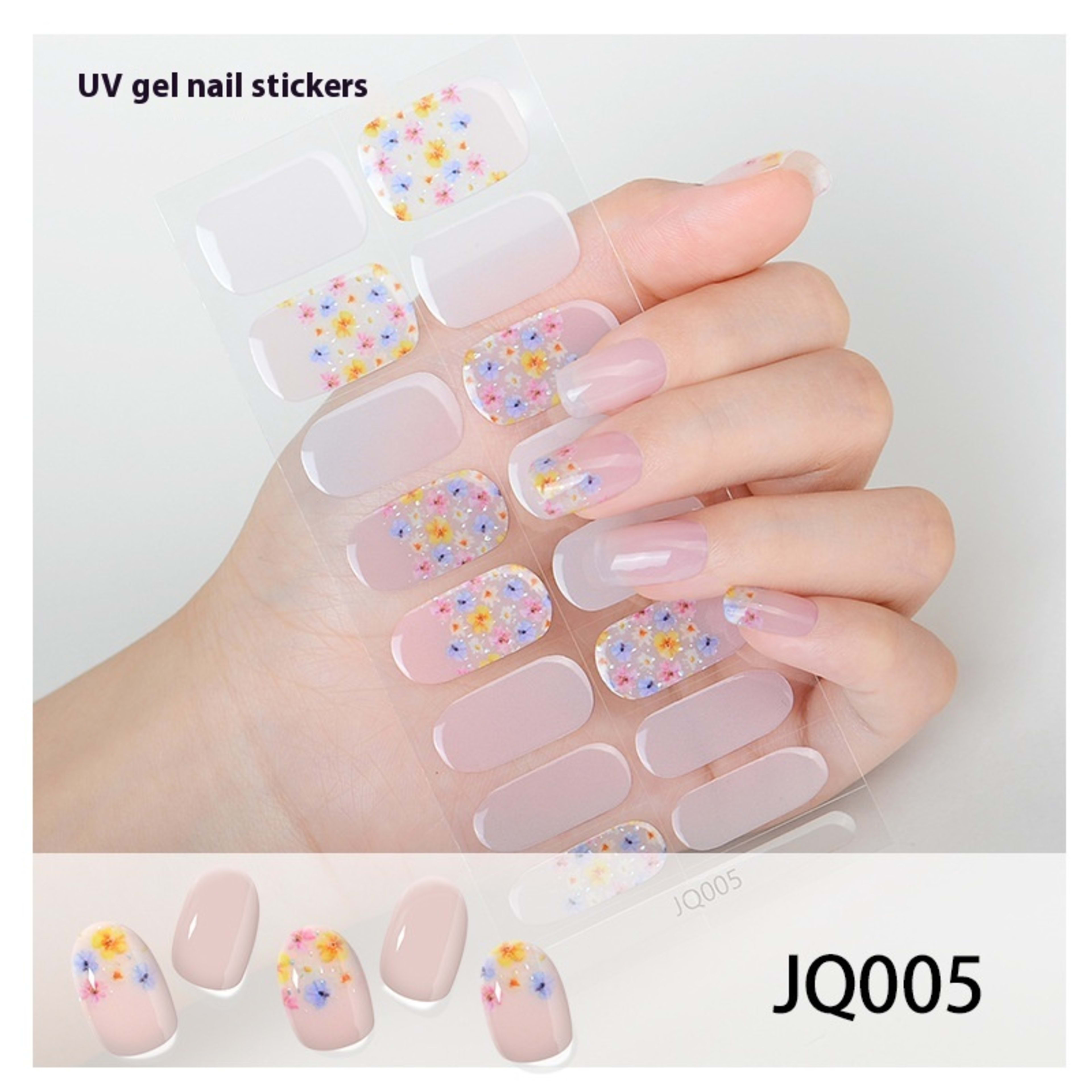 Gel Nail Sticker Light Hardening 37
