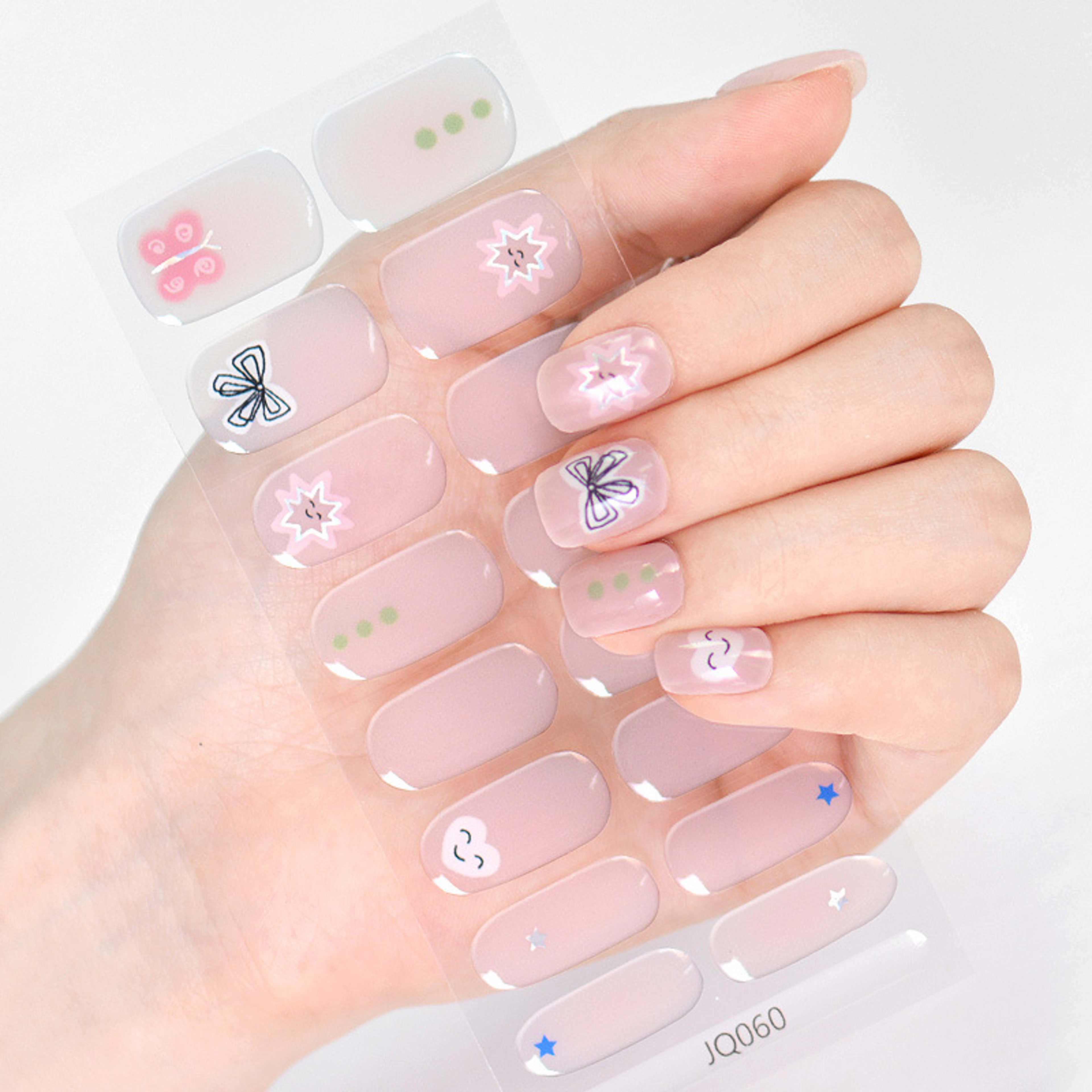 Gel Nail Sticker Light Hardening 56