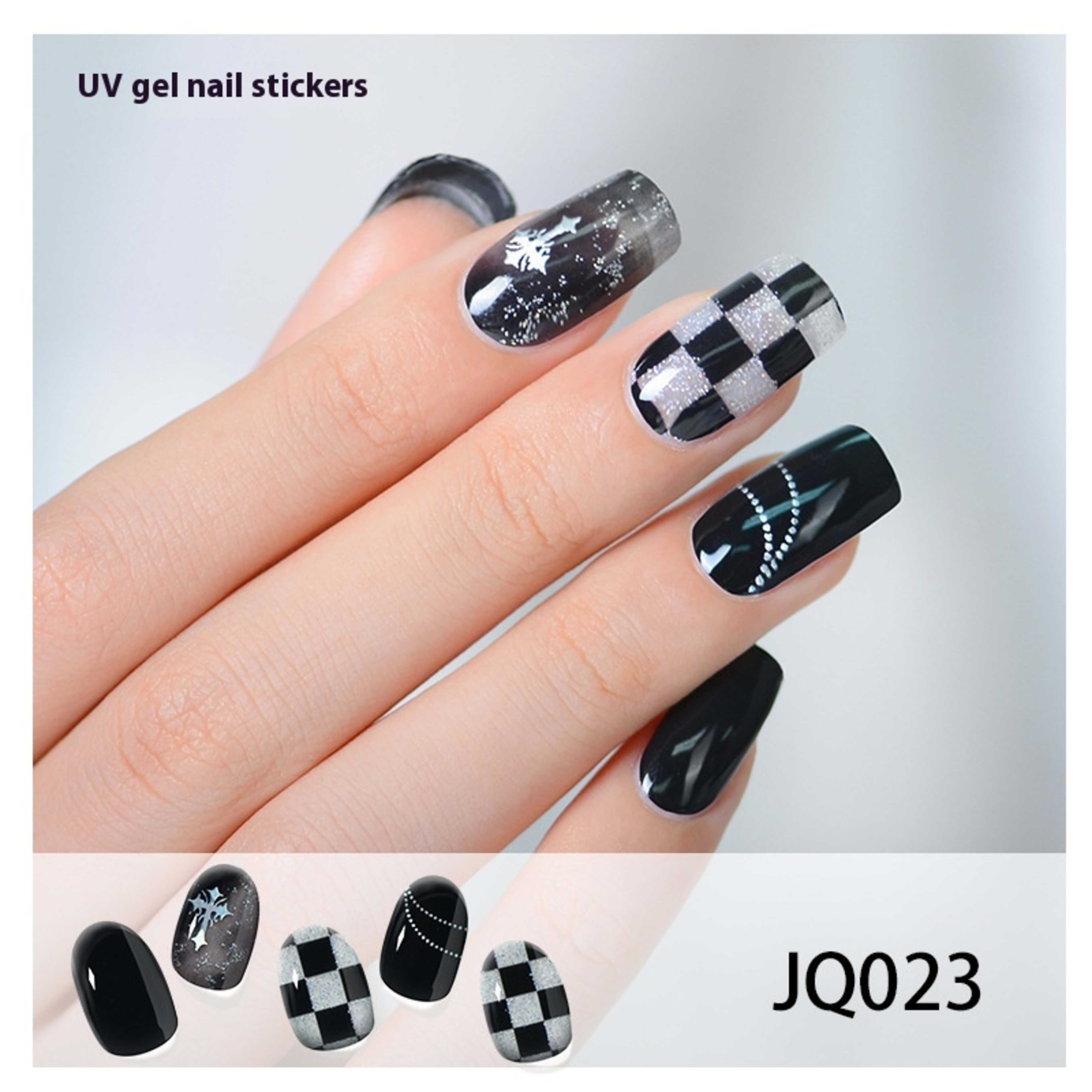 Gel Nail Sticker Light Hardening 32