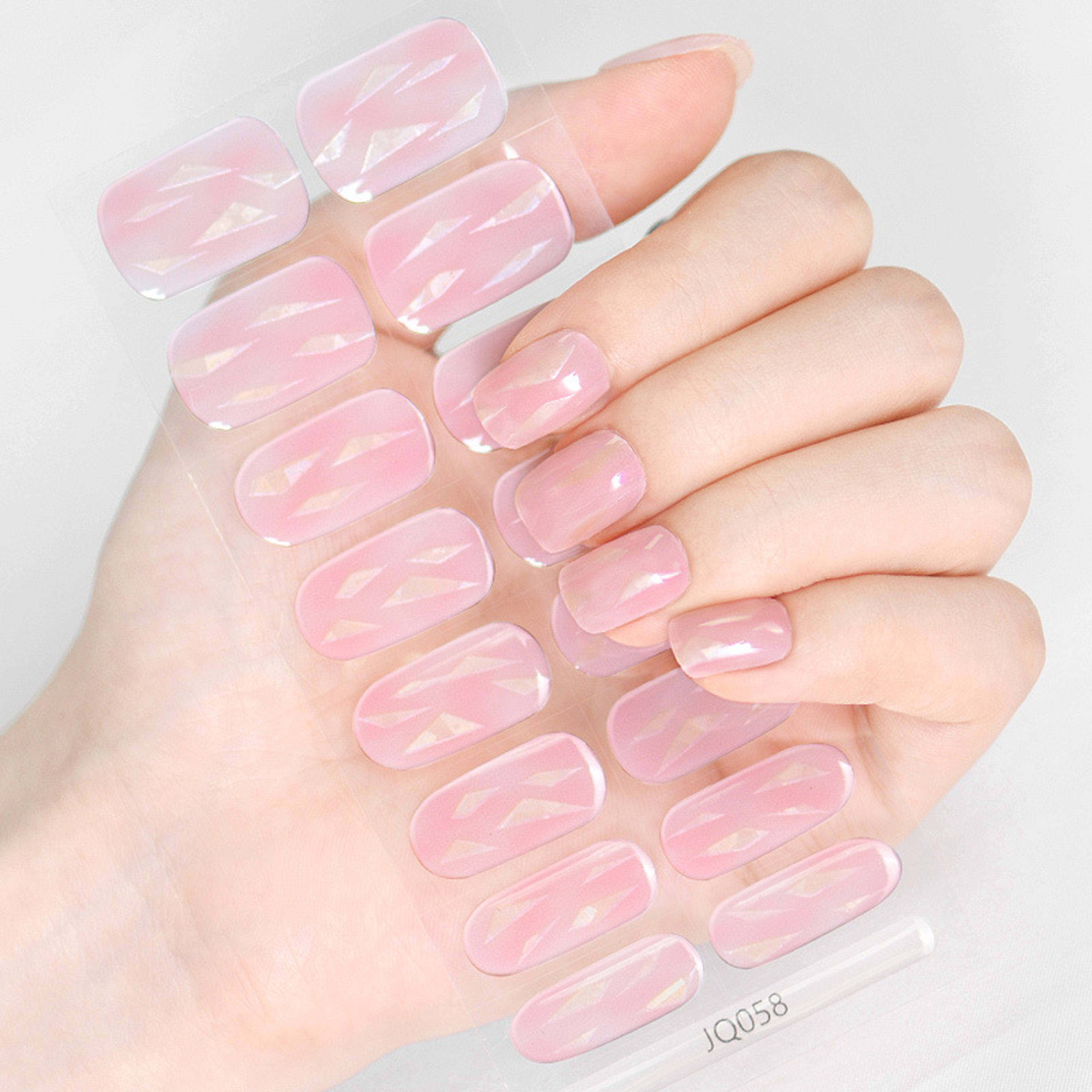 Gel Nail Sticker Light Hardening 64