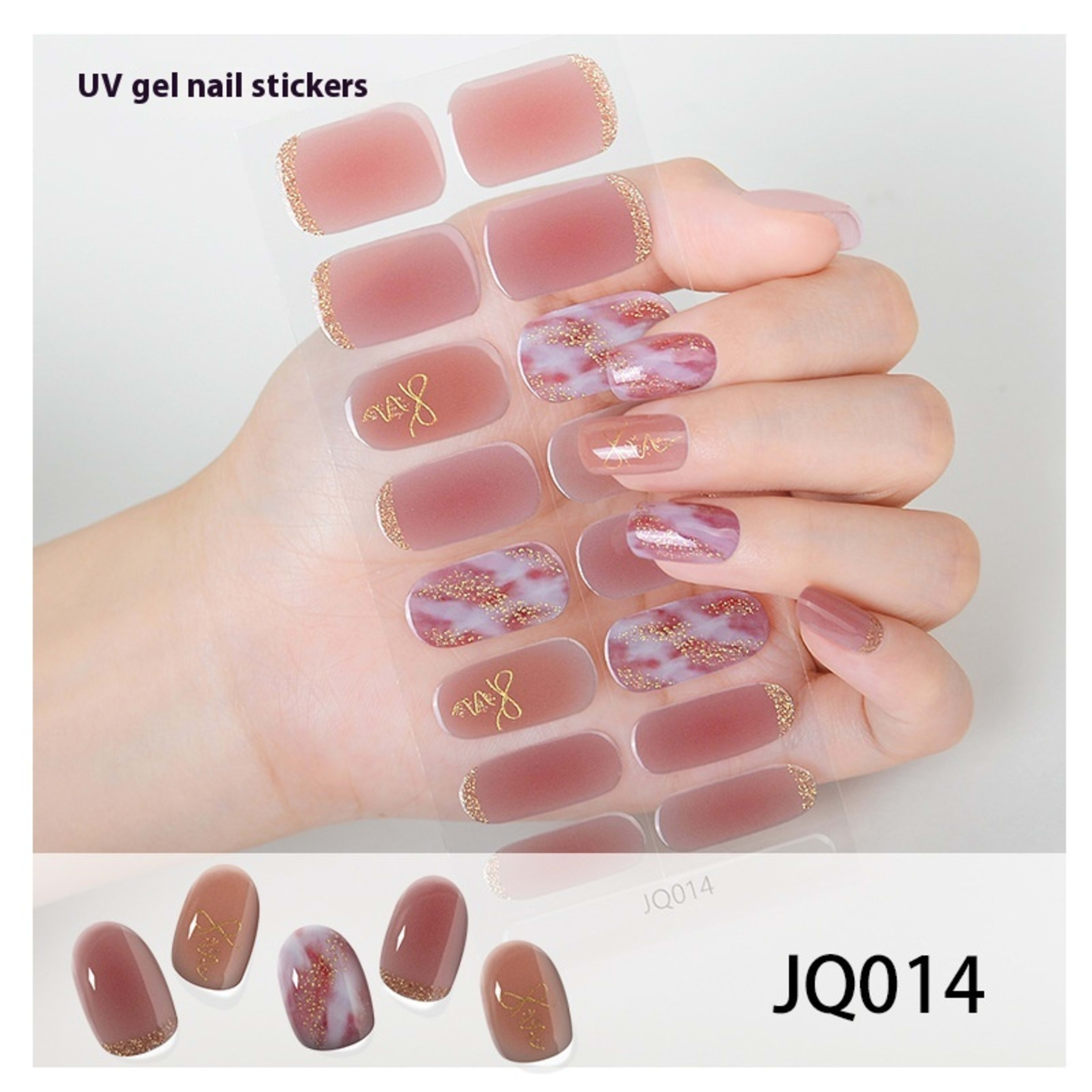 Gel Nail Sticker Light Hardening 15