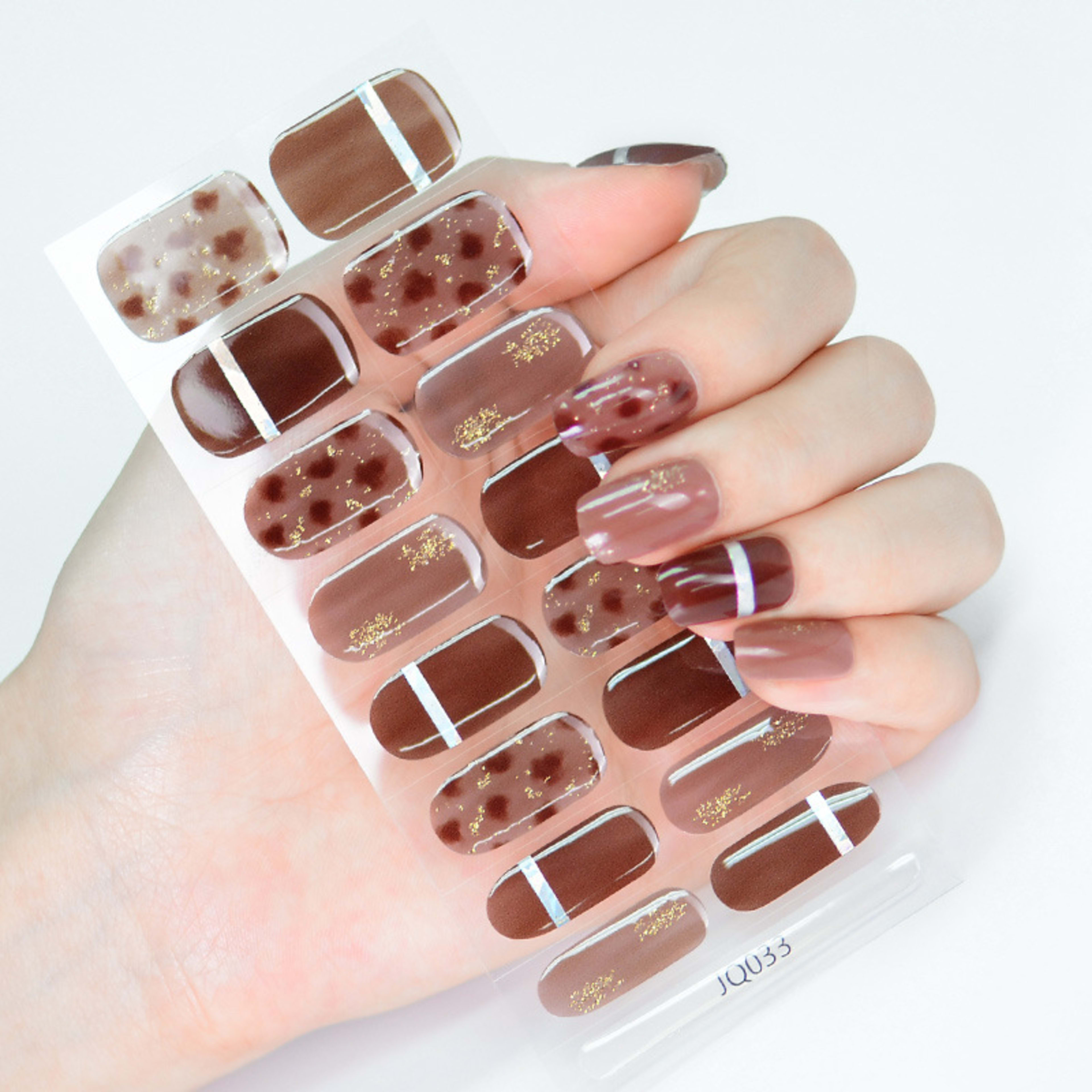 Gel Nail Sticker Light Hardening 12
