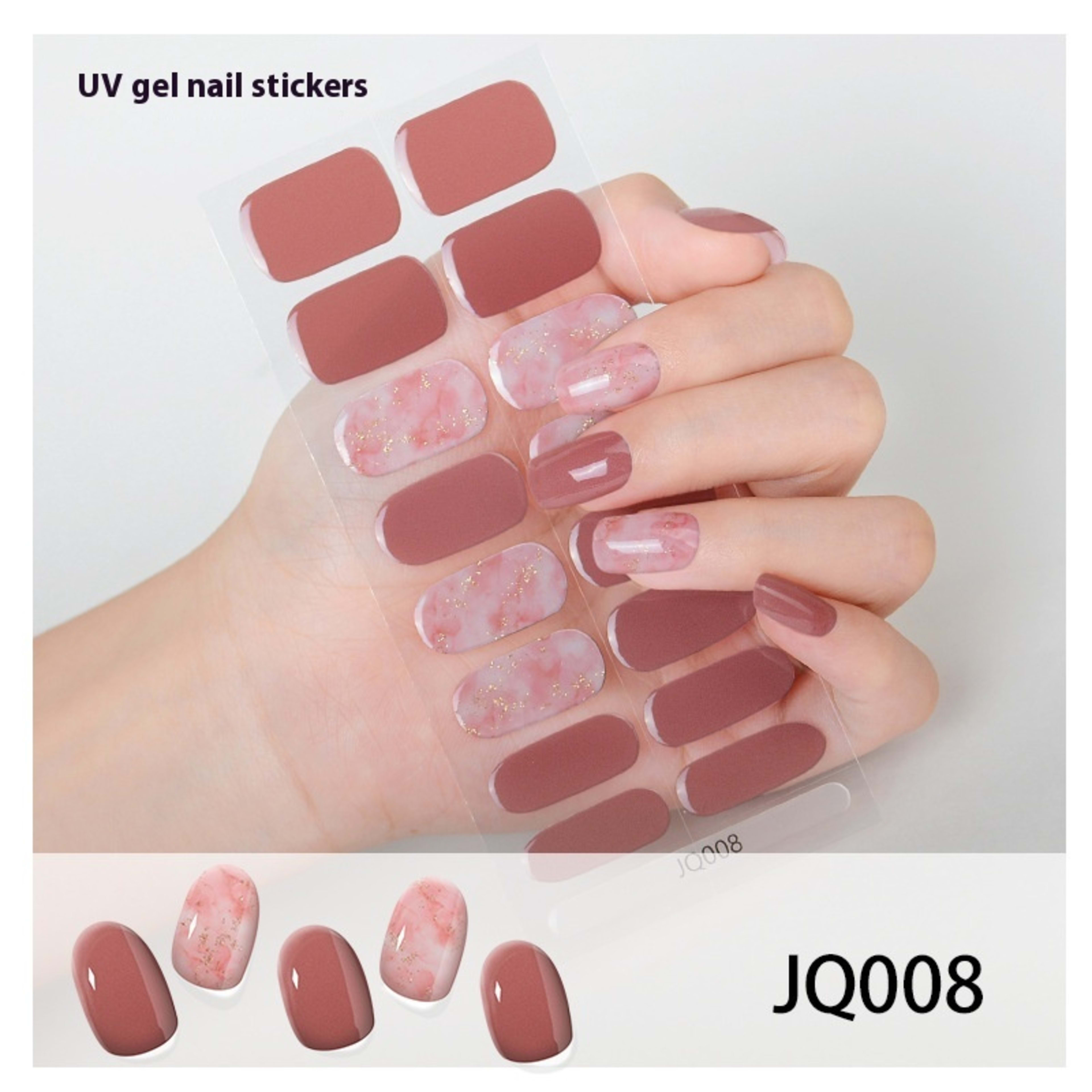 Gel Nail Sticker Light Hardening 21
