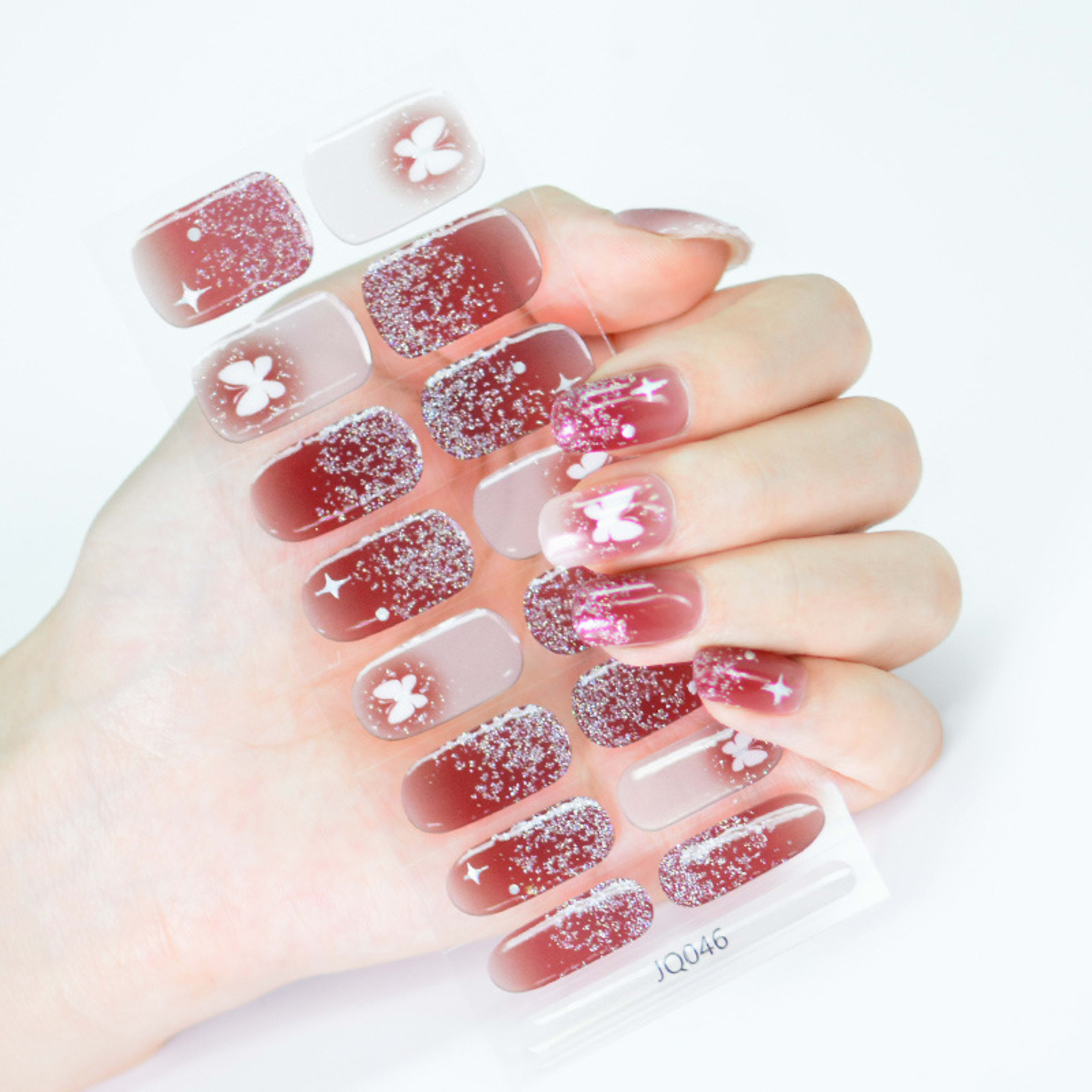 Gel Nail Sticker Light Hardening 18