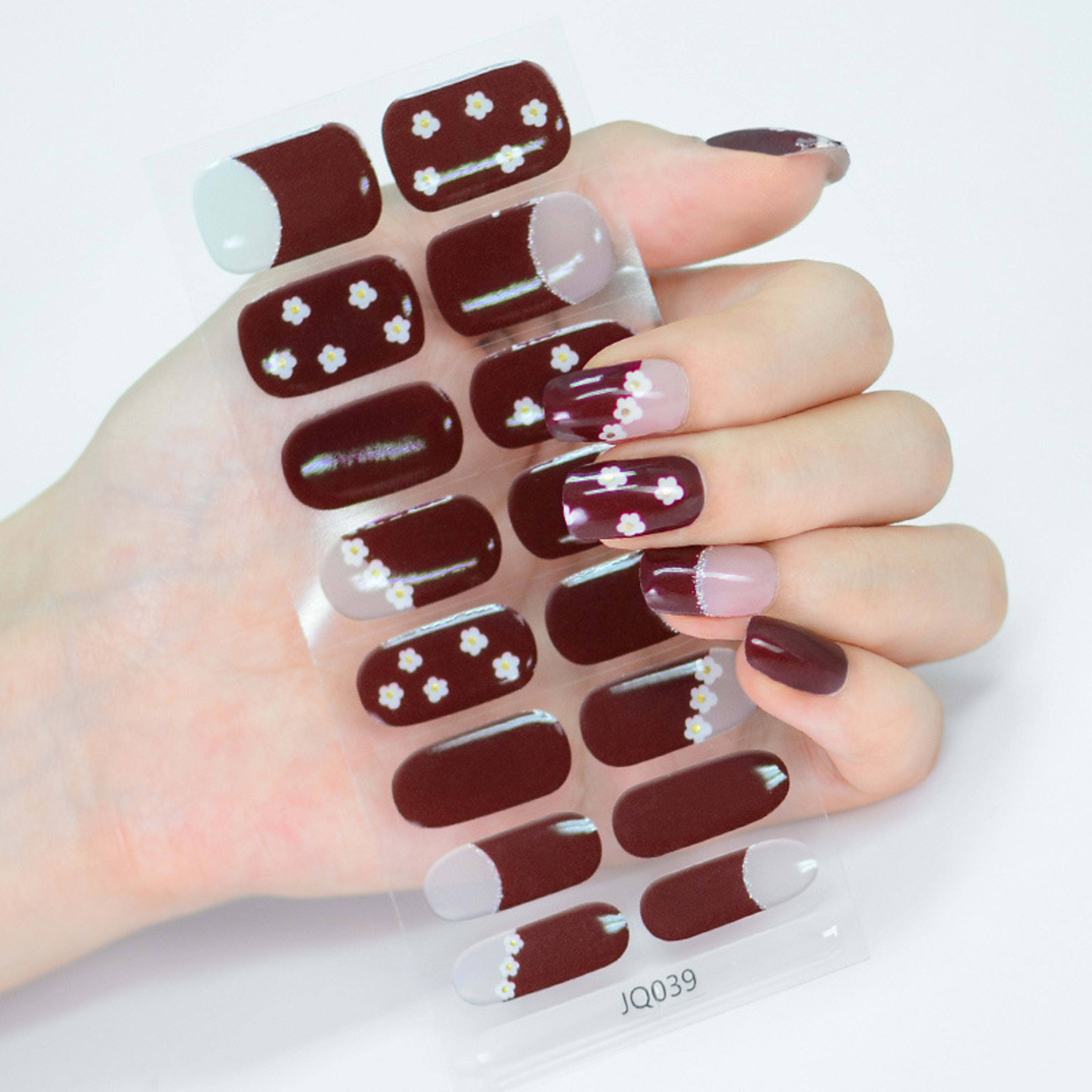 Gel Nail Sticker Light Hardening 63