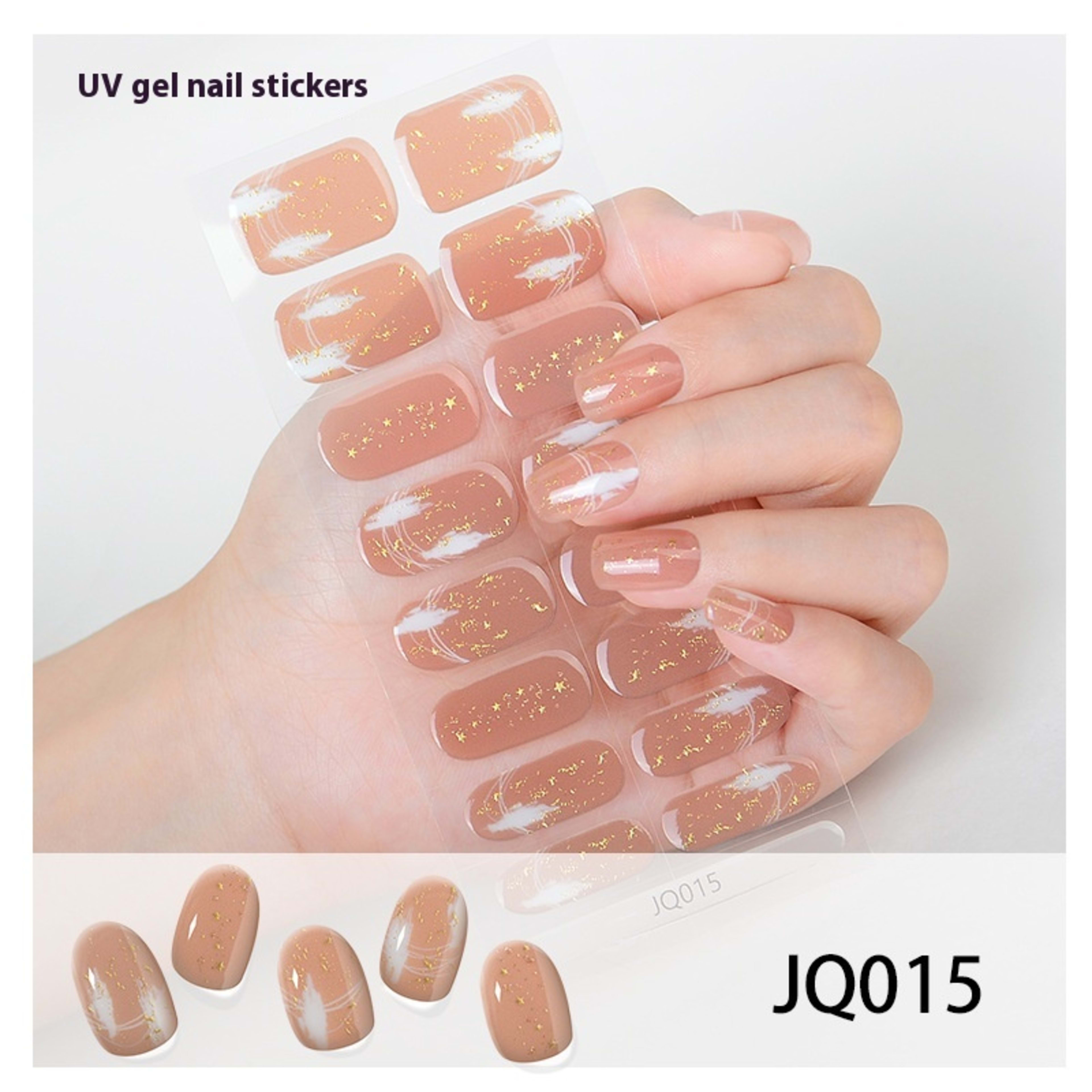 Gel Nail Sticker Light Hardening 58