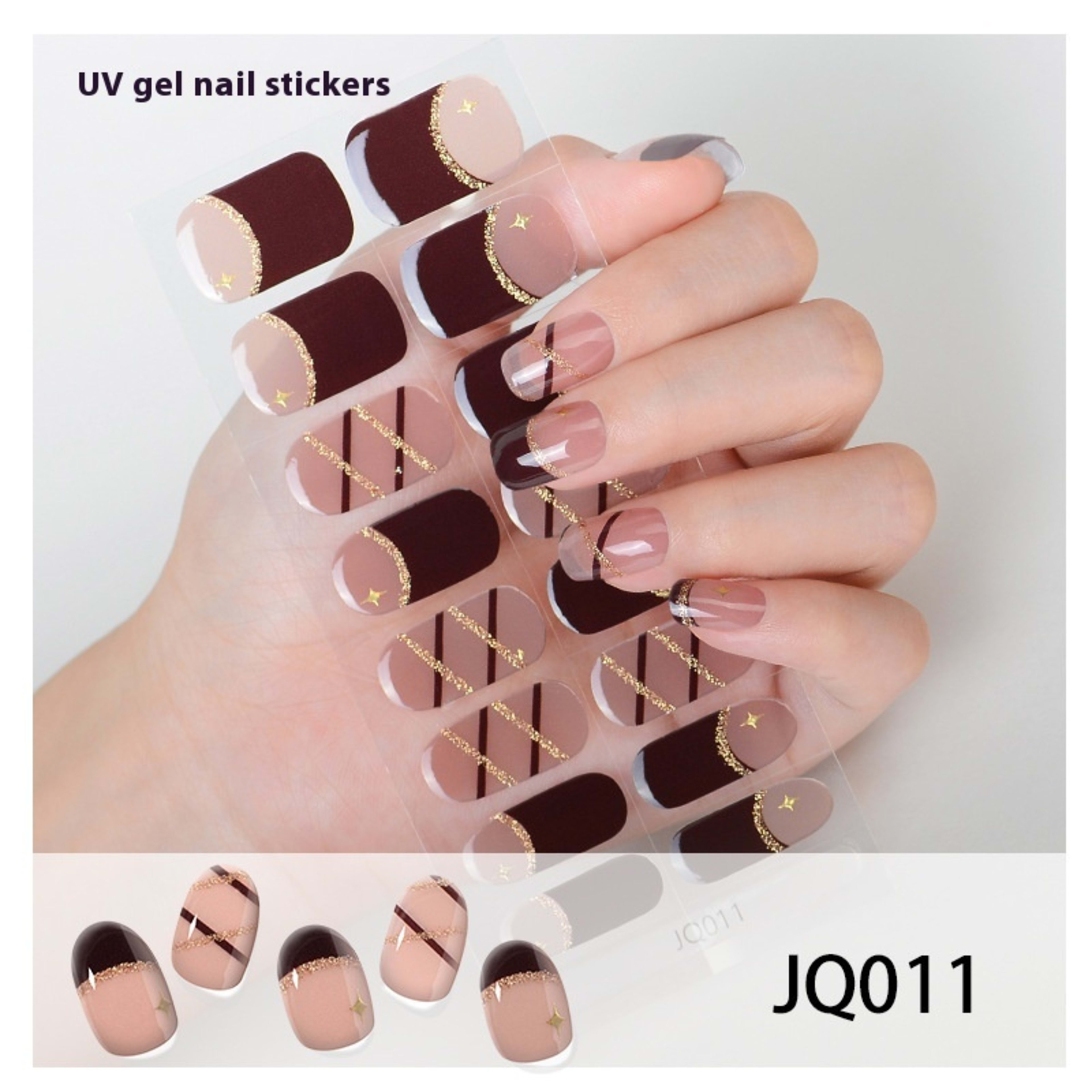 Gel Nail Sticker Light Hardening 46