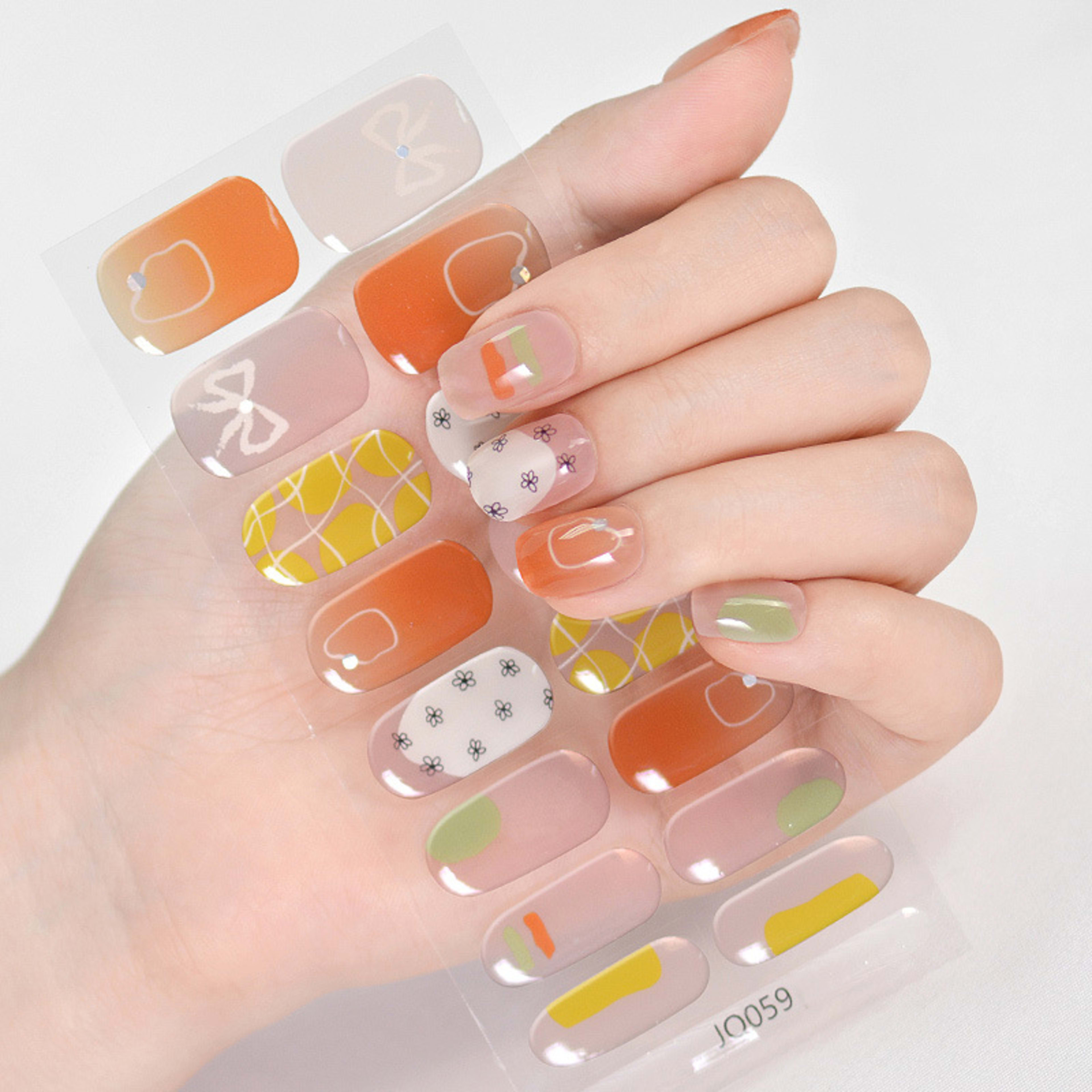 Gel Nail Sticker Light Hardening 9