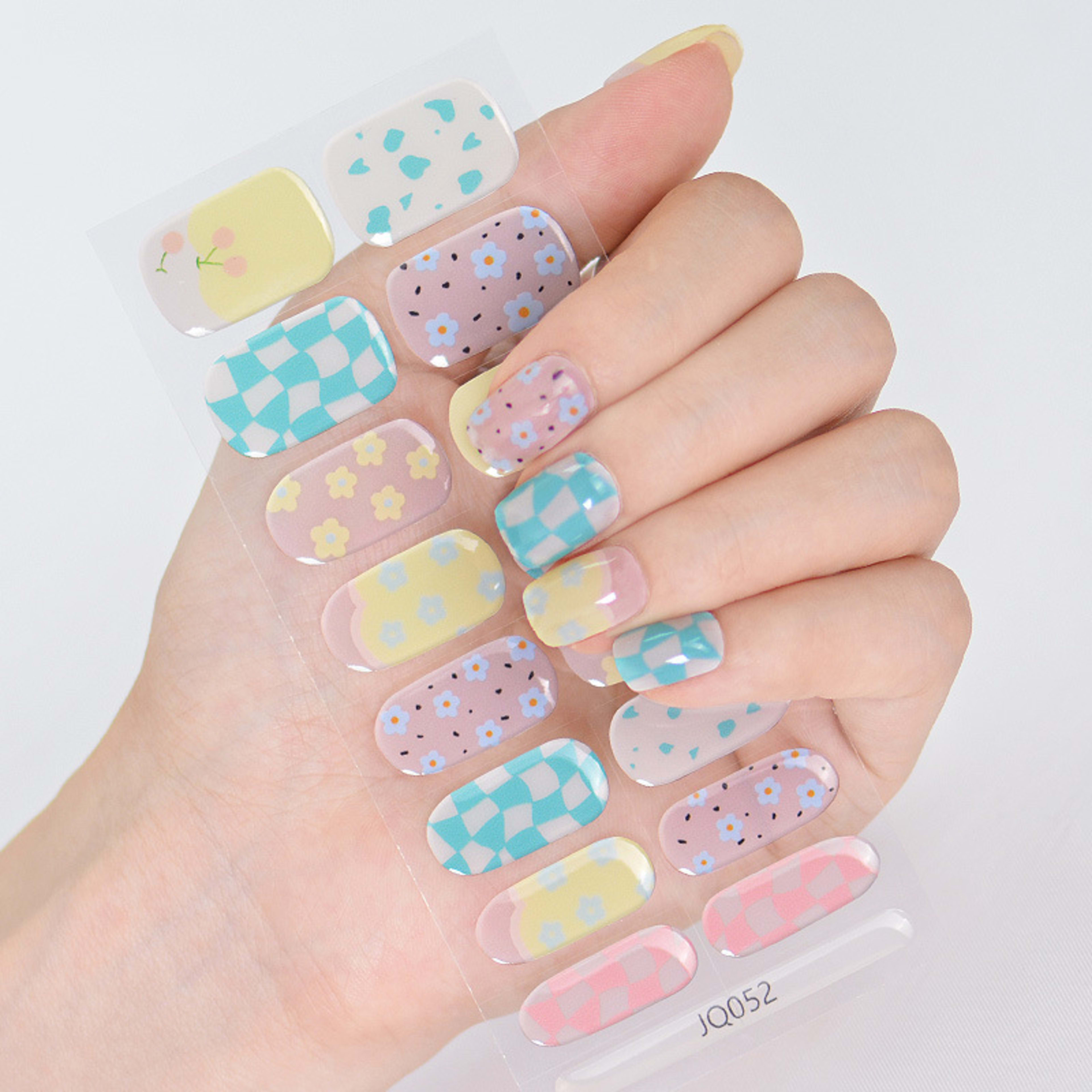 Gel Nail Sticker Light Hardening 50