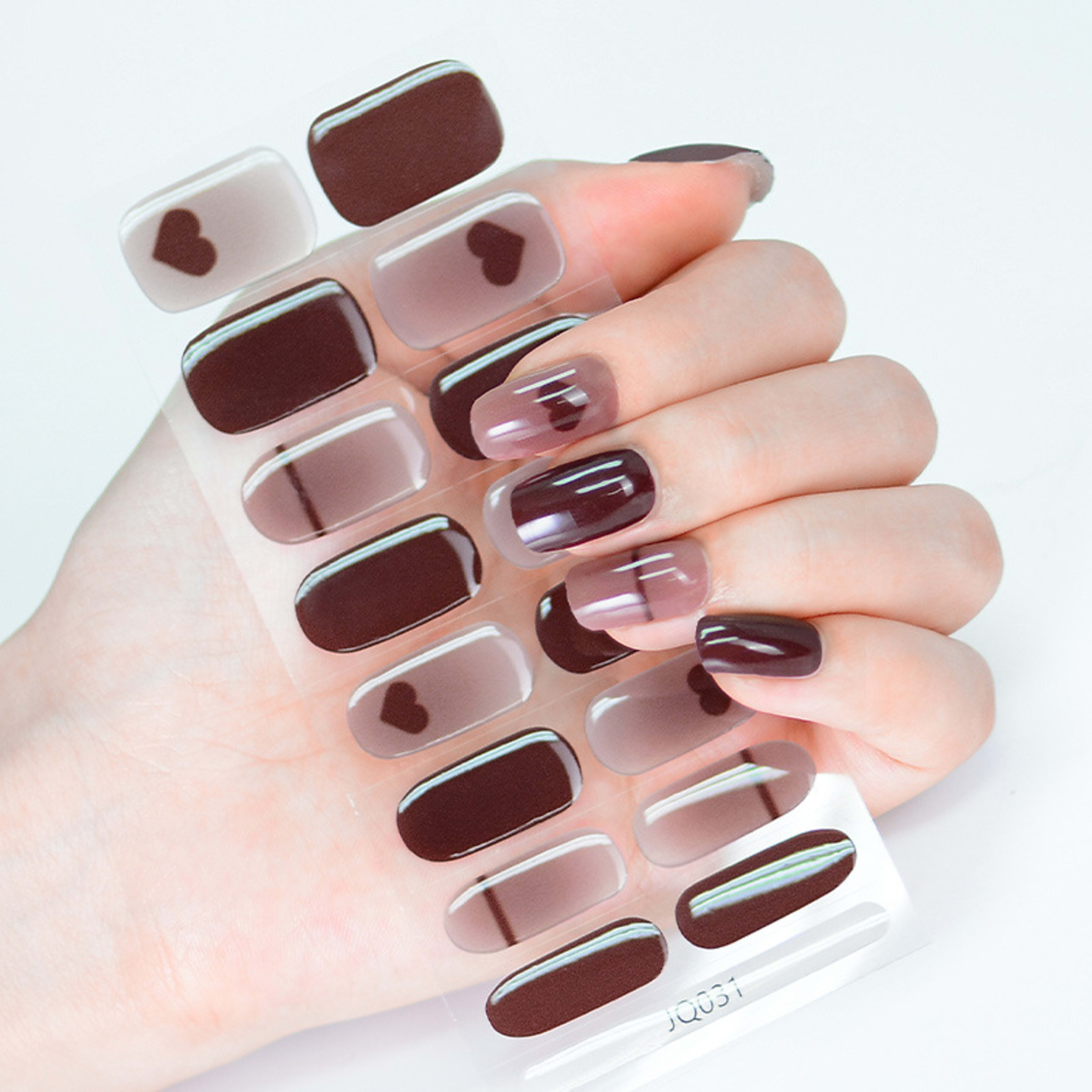 Gel Nail Sticker Light Hardening 60