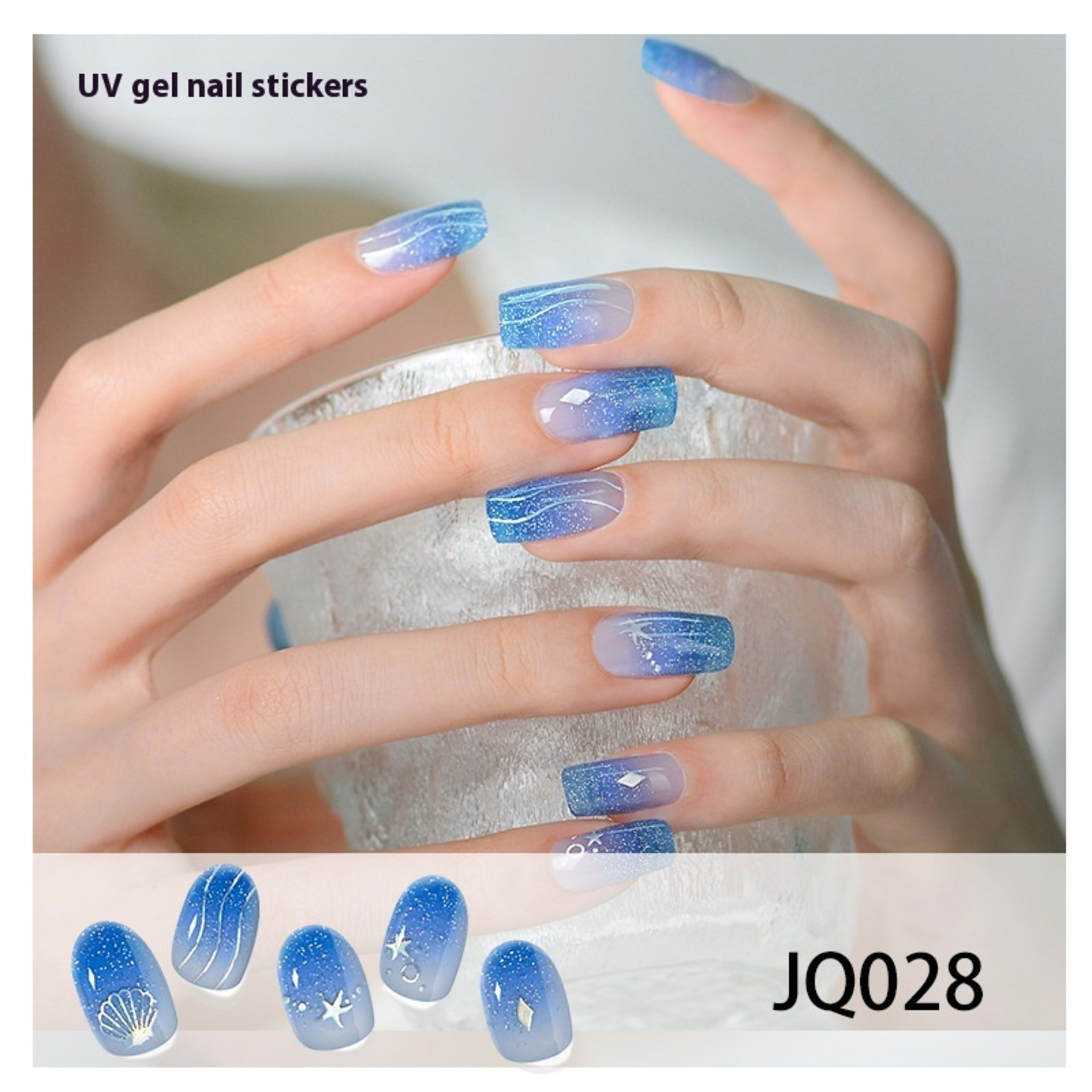 Gel Nail Sticker Light Hardening 20