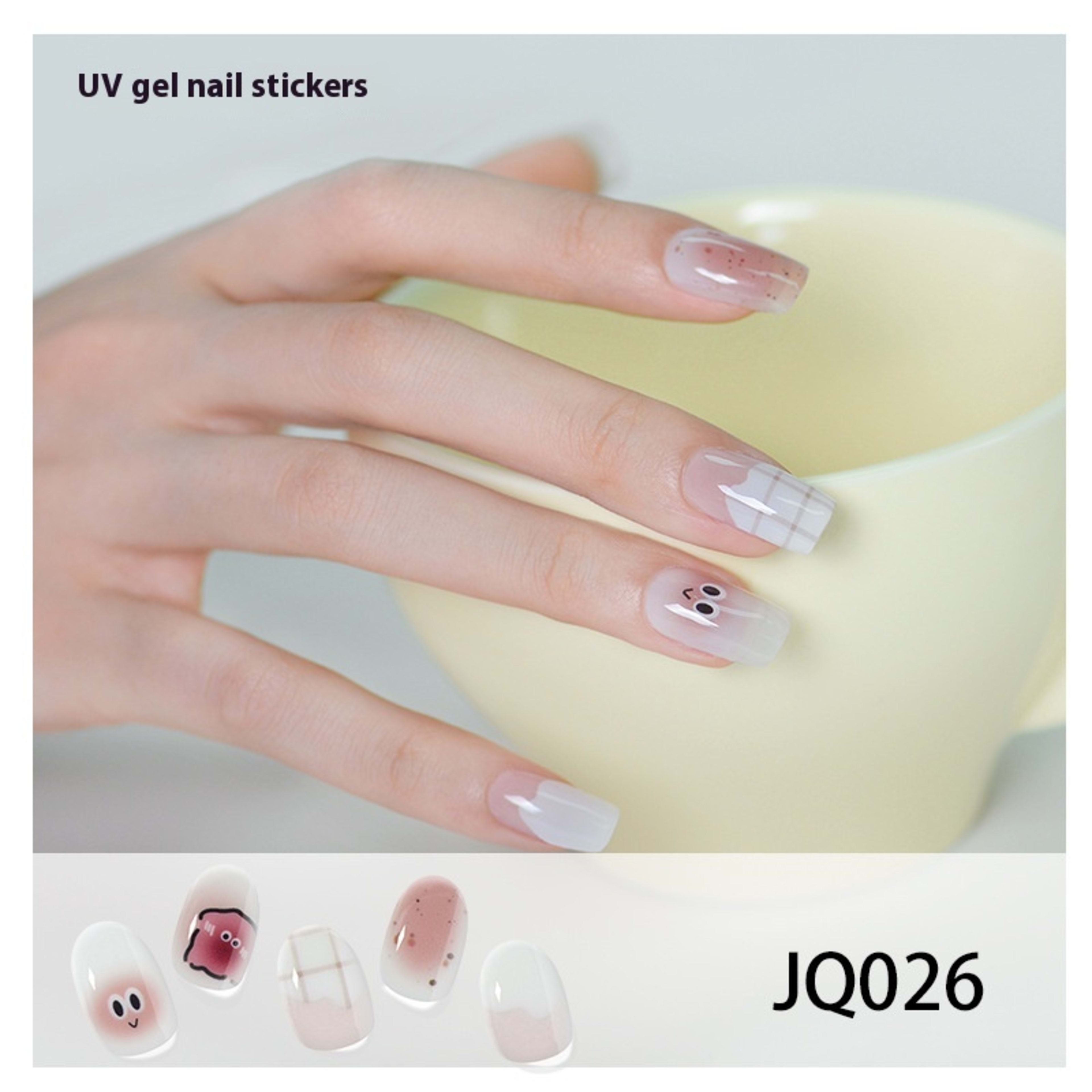 Gel Nail Sticker Light Hardening 65