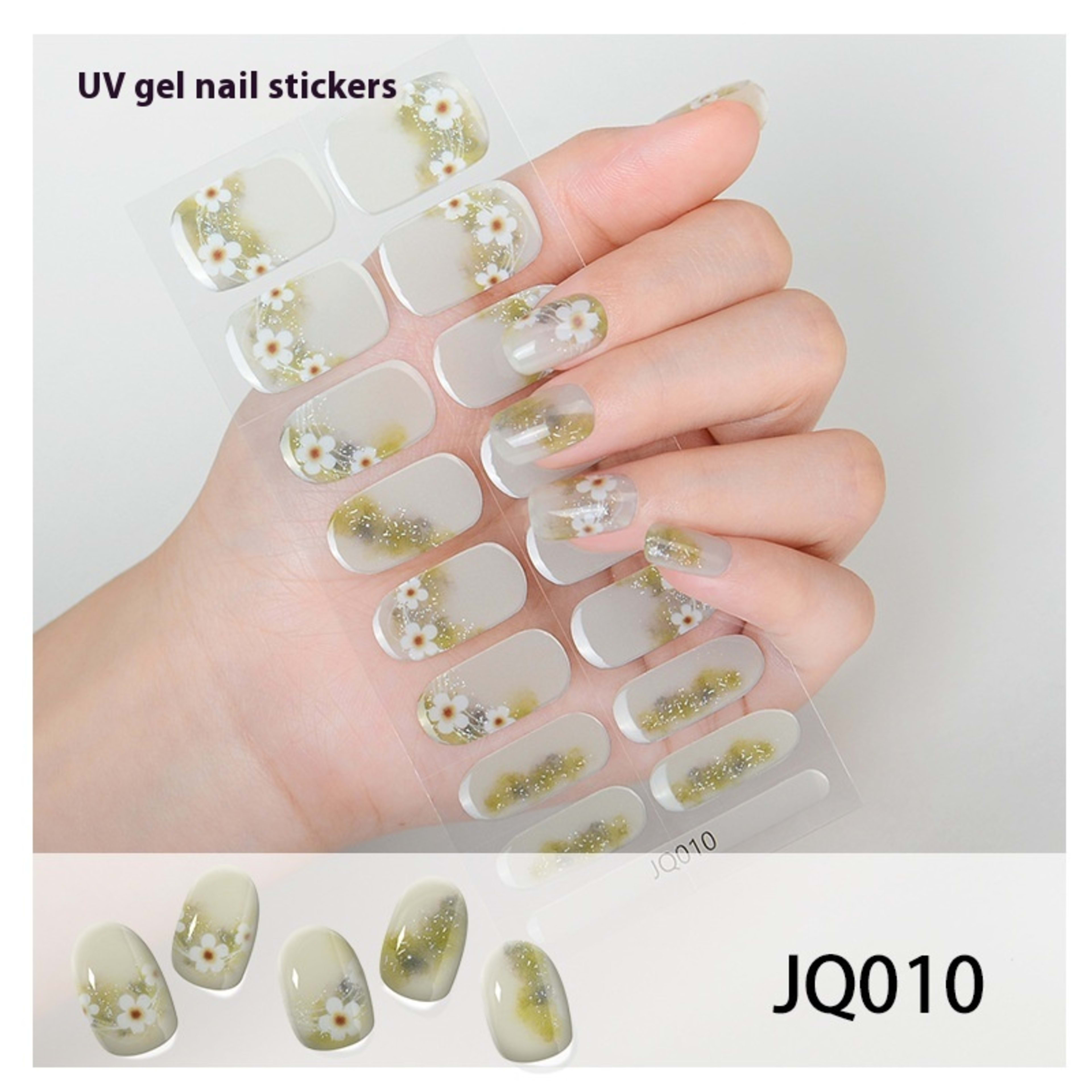 Gel Nail Sticker Light Hardening 24