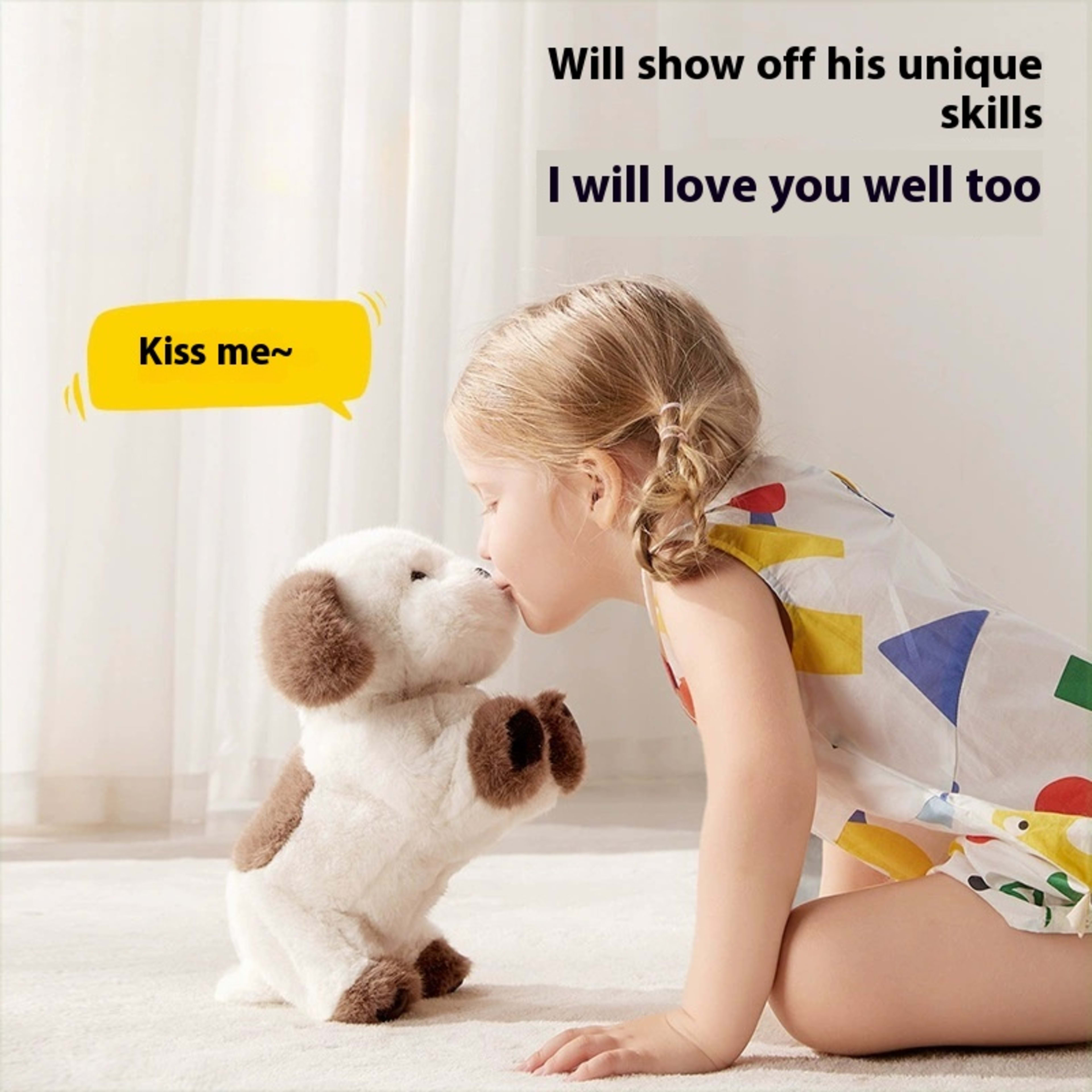 Password Dog Children's Electric Plush Simulation Pet Doll 6