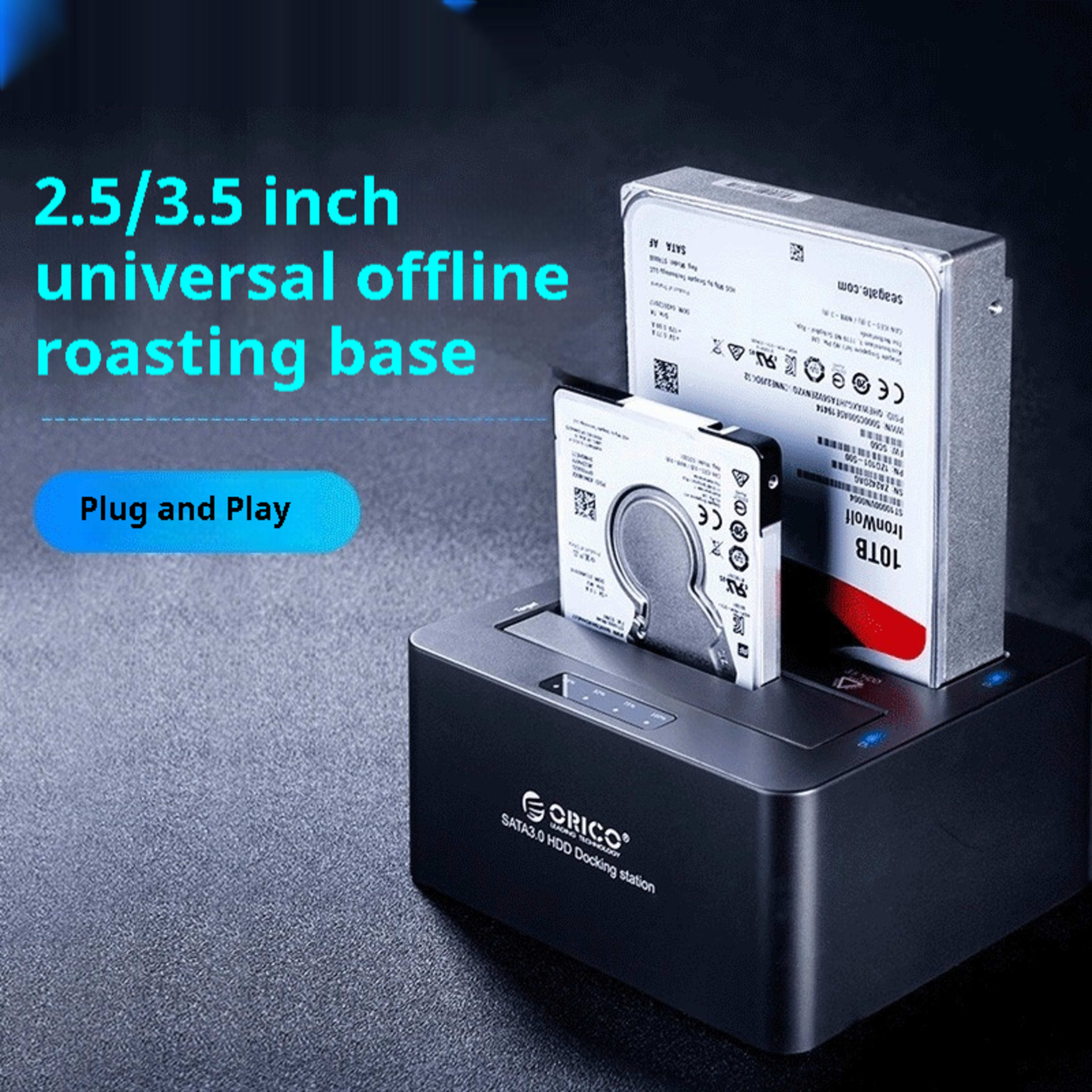 ORICO 6629US3 Dual-disk USB30 Mobile Hard Disk Box Holder Offline Copy Box 1
