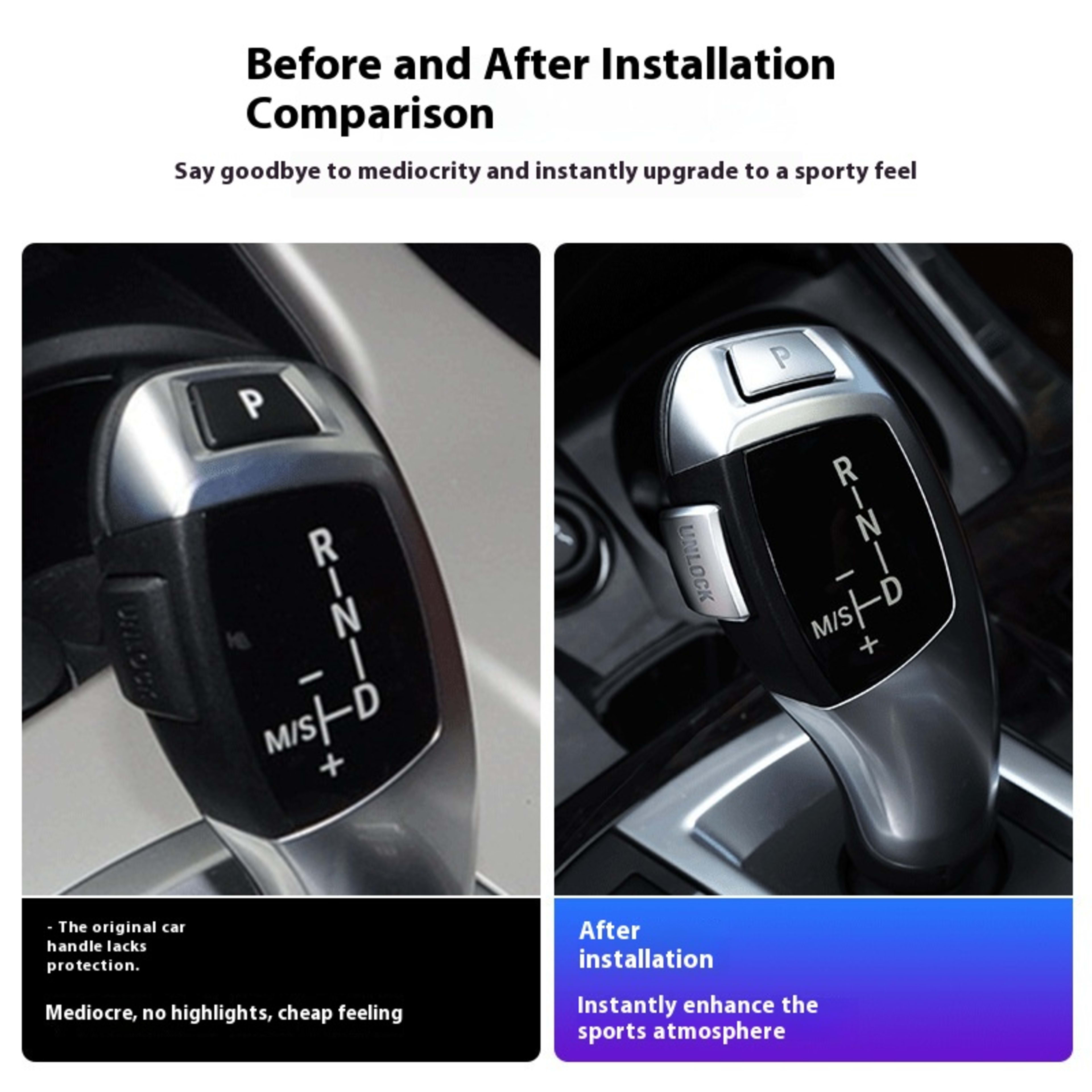 Interior Decoration For Modification Gear Lever Button 8
