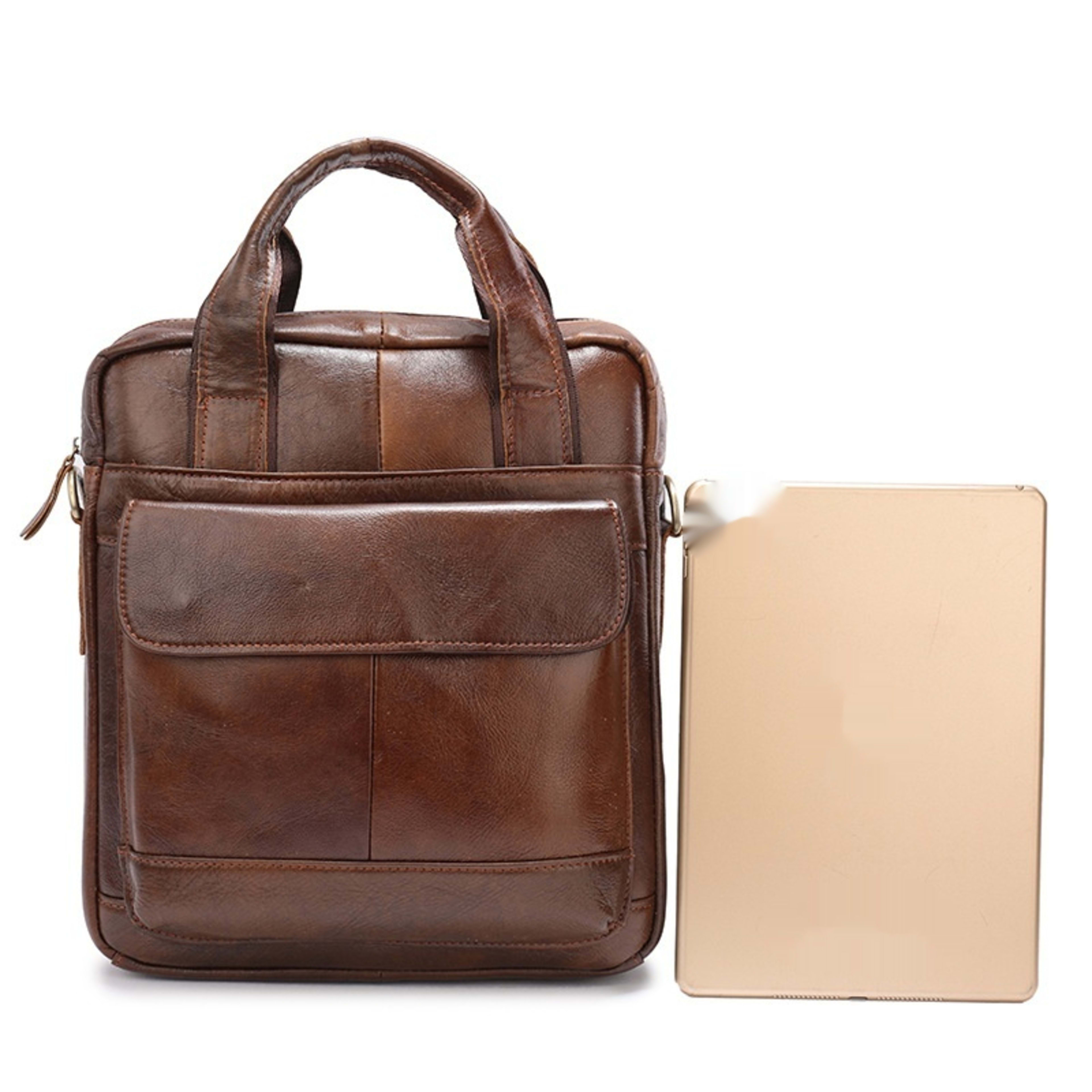 Vertical Briefcase Retro Men's Bag Handbag 1